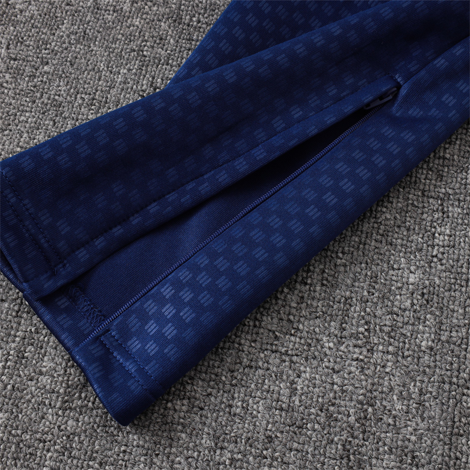 TKH-turbokithub-Real Madrid 26-27 Long Sleeves Training Set - Yellow Edge Deep Blue Top And Pants