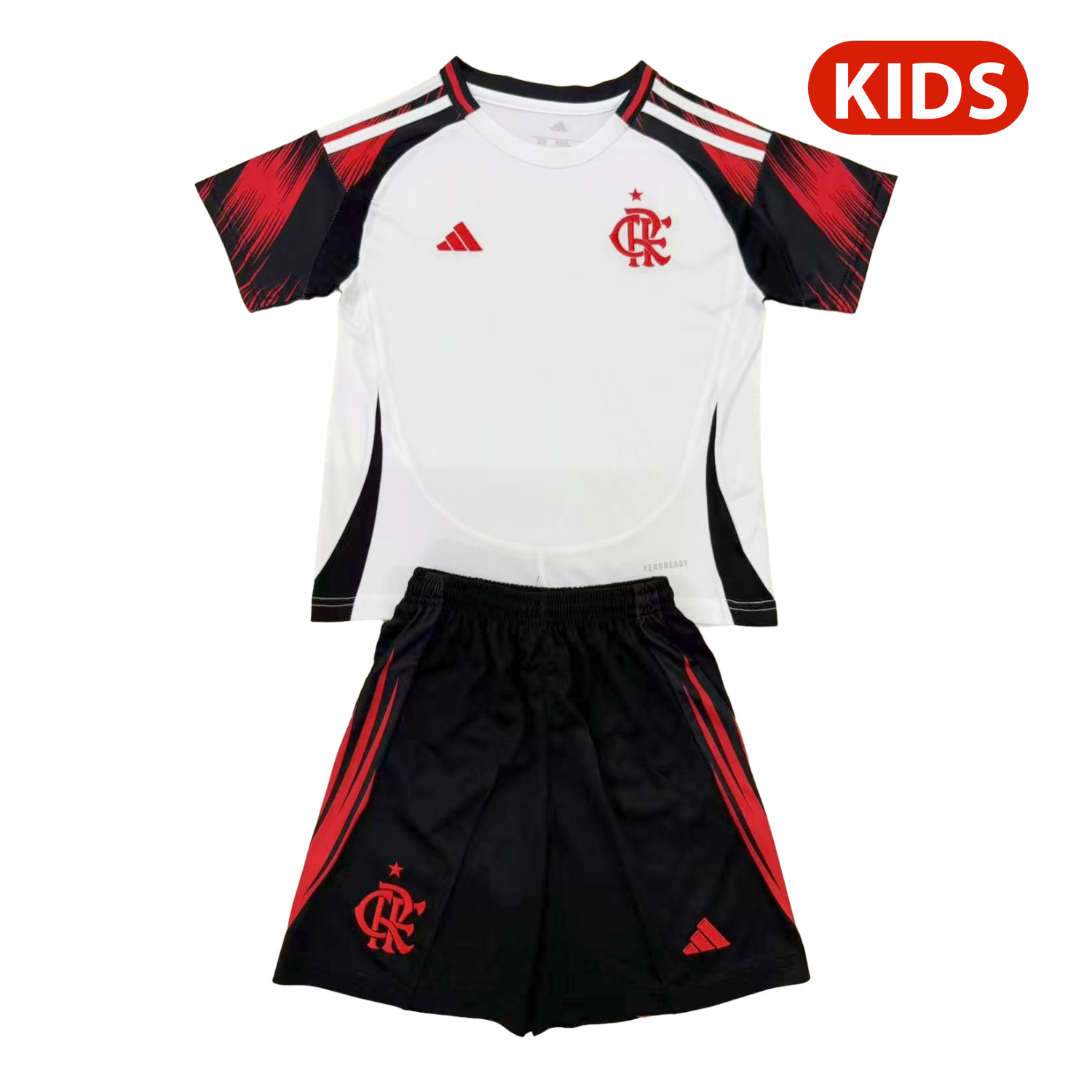 TKH-turbokithub-Flamengo 25-26 Away Kids Kit