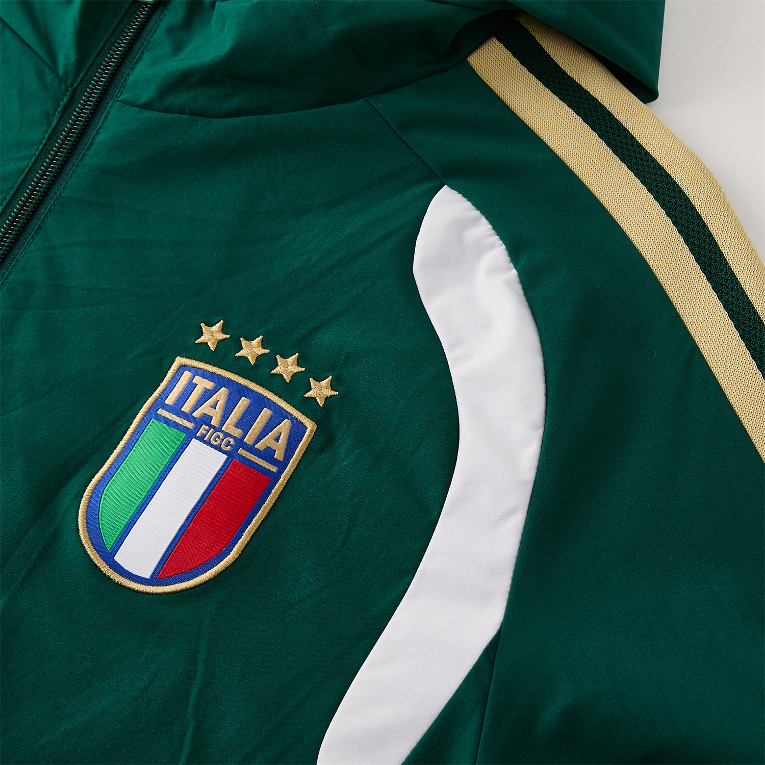 TKH-turbokithub-Italy 2026 Hooded Windbreaker Training Set - Green Top & Pants