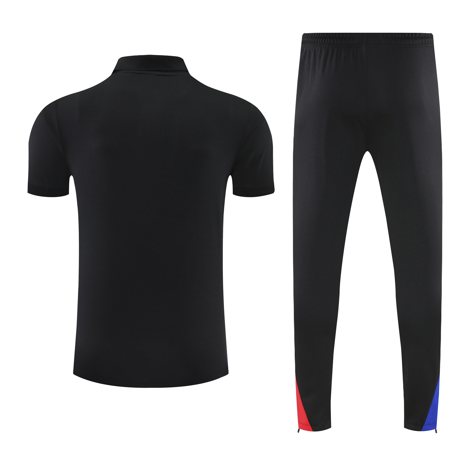 TKH-turbokithub-Paris Saint-Germain PSG 25-26 POLO Short-Sleeve Training Set - Black Top and Pants