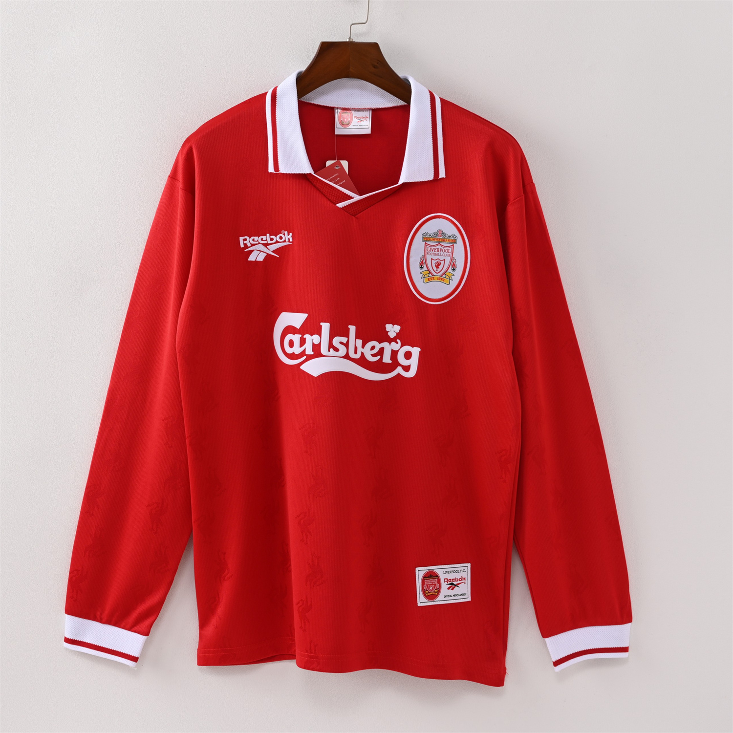 TKH-turbokithub-Retro Liver.pool 1996-97 Home Long Sleeves Jersey