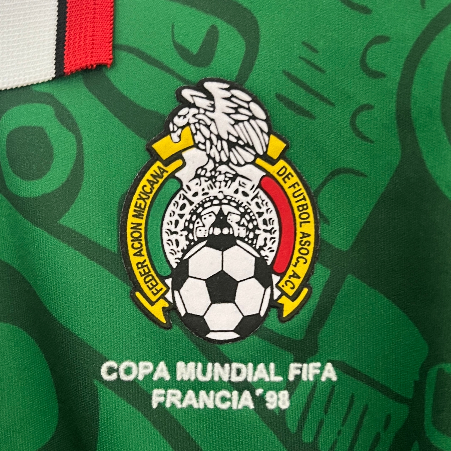 TKH-turbokithub-Retro Mexico 1998 Home Stadium Kids Kit