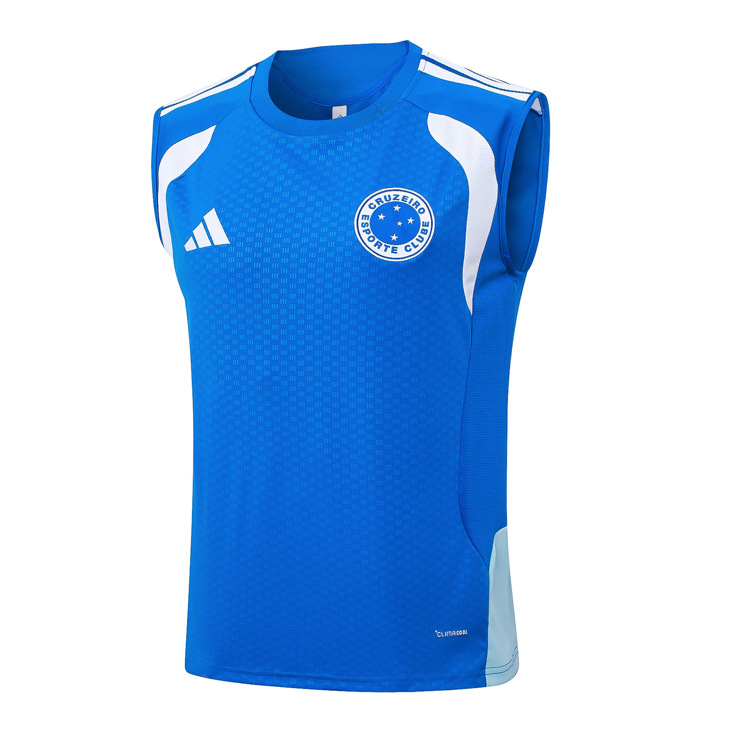 TKH-turbokithub-Cruzeiro 25-26 Vest Training Set - Ocean Blue Vest and Dark Blue Shorts