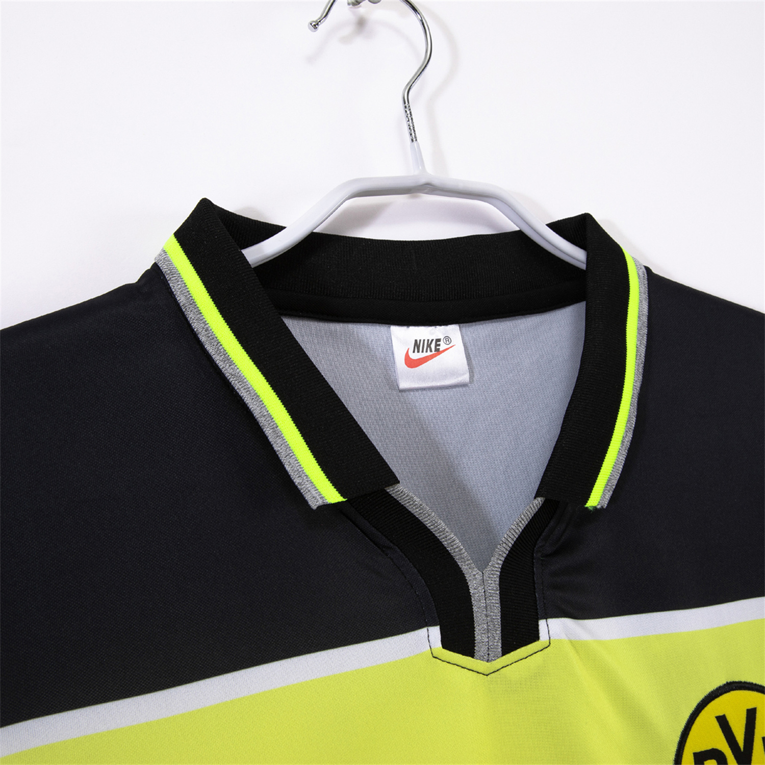 TKH-turbokithub-Retro Dortmund 1997-98 Home Jersey