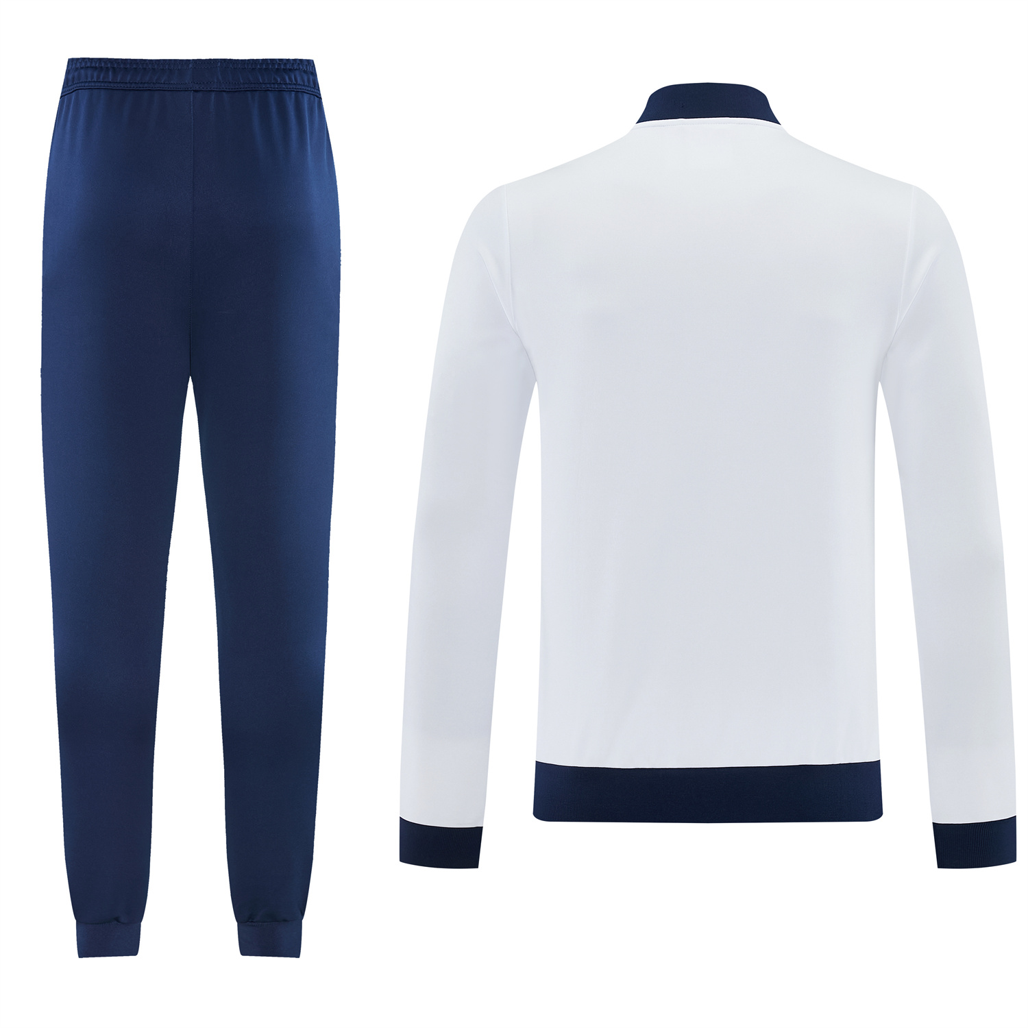 TKH-turbokithub-AS Roma 25-26 Originals LFSTLR Jacket Training Tracksuit - White Top and Blue Pant