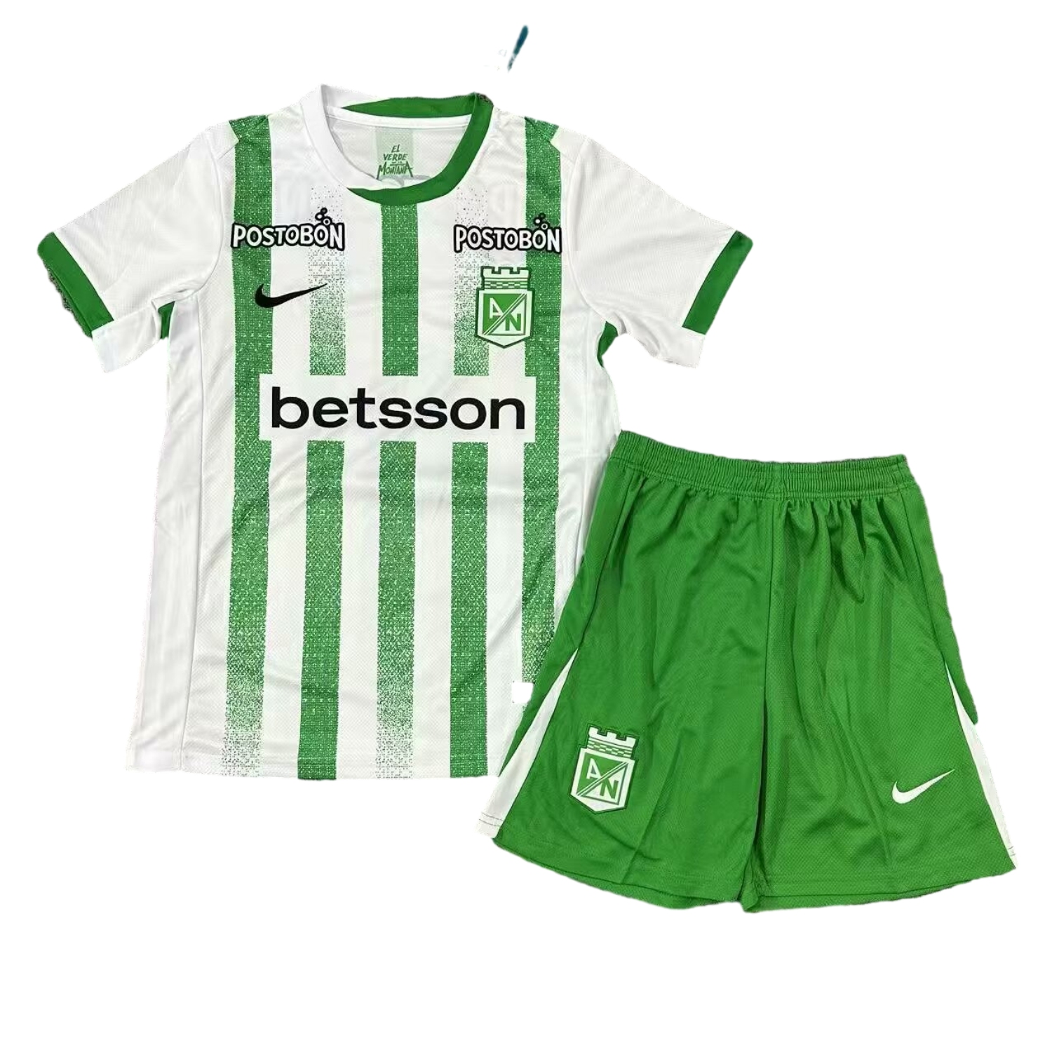 TKH-turbokithub-Atlético Nacional 25-26 Home Men's Adult Jersey Set - Fans Version