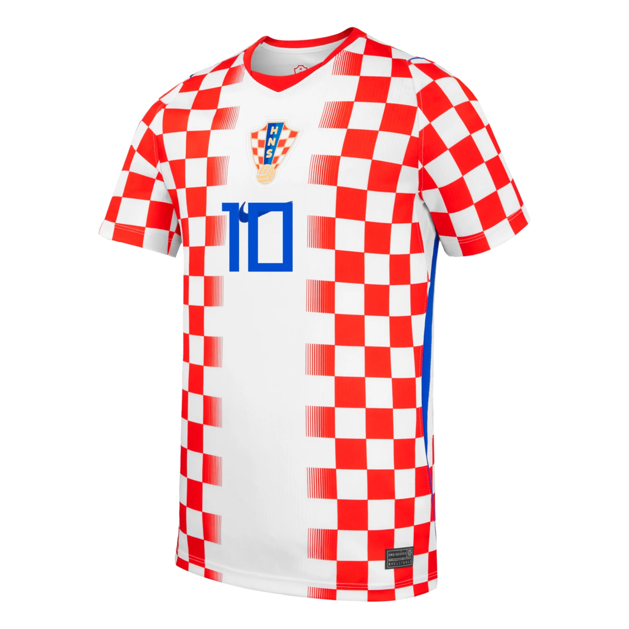 TKH-turbokithub-Croatia 2026 Home White And Red Jersey - Fans Version