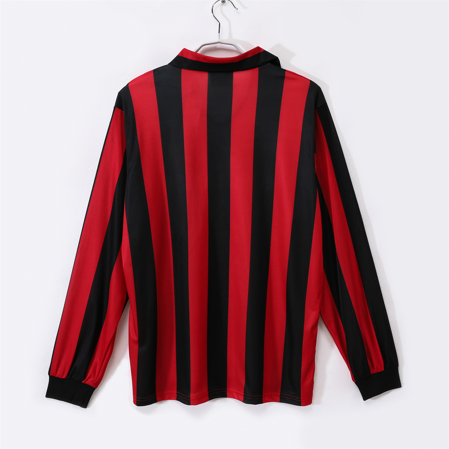 TKH-turbokithub-Retro AC Milan 1988-89 Home Long Sleeves Jersey