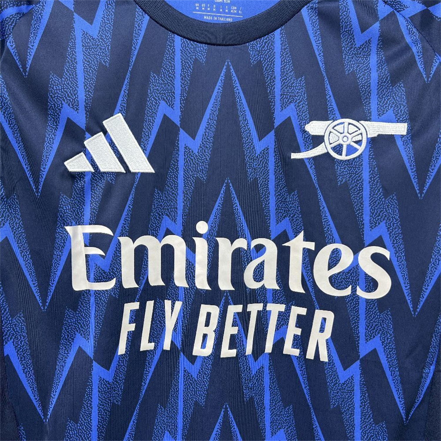 TKH-turbokithub-Arsenal 25-26 Away Blue Long Sleeves Jersey - Fans Version
