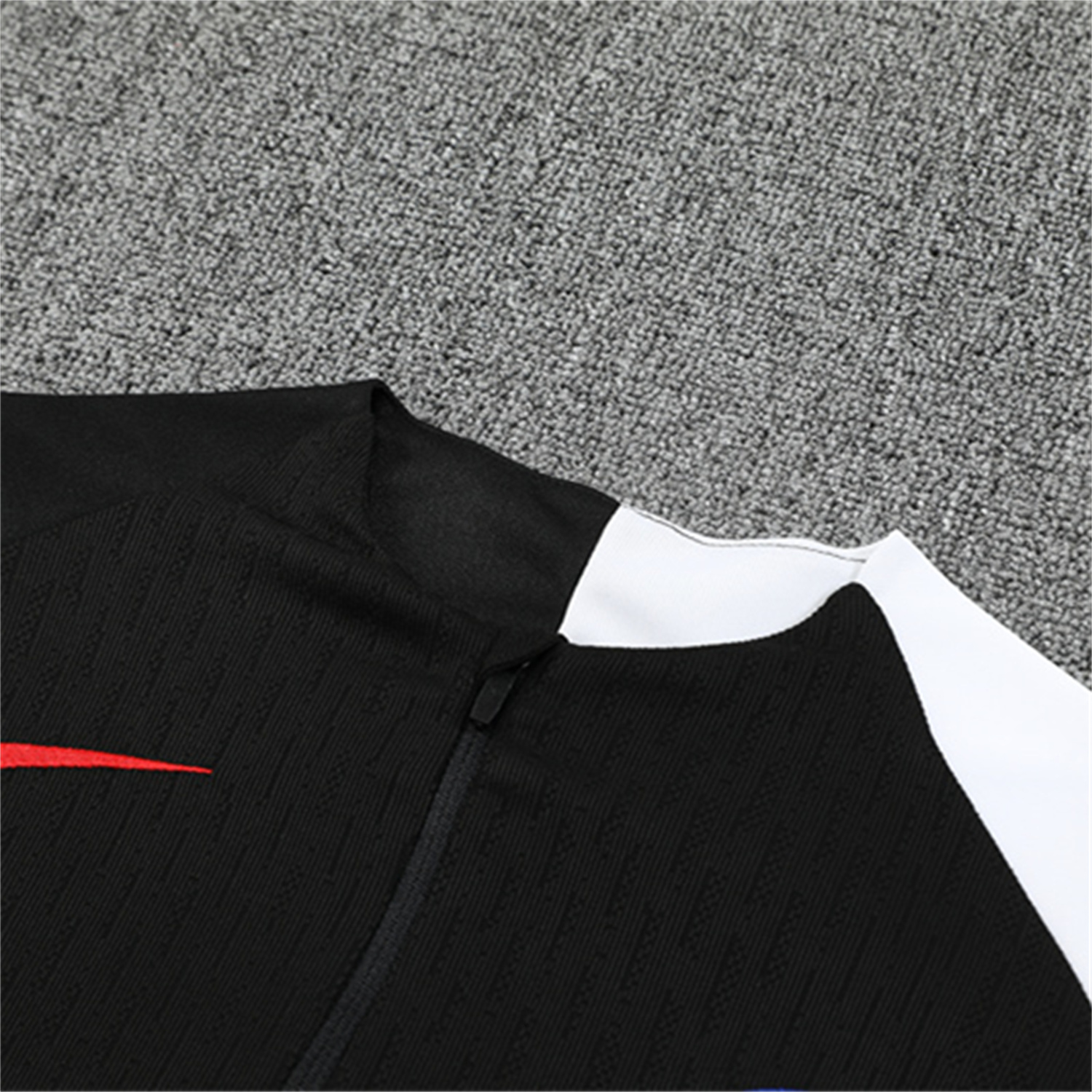 TKH-turbokithub-Paris Saint-Germain PSG 25-26 Long Sleeve Training Set - Player Version - Black Top and Black Pants