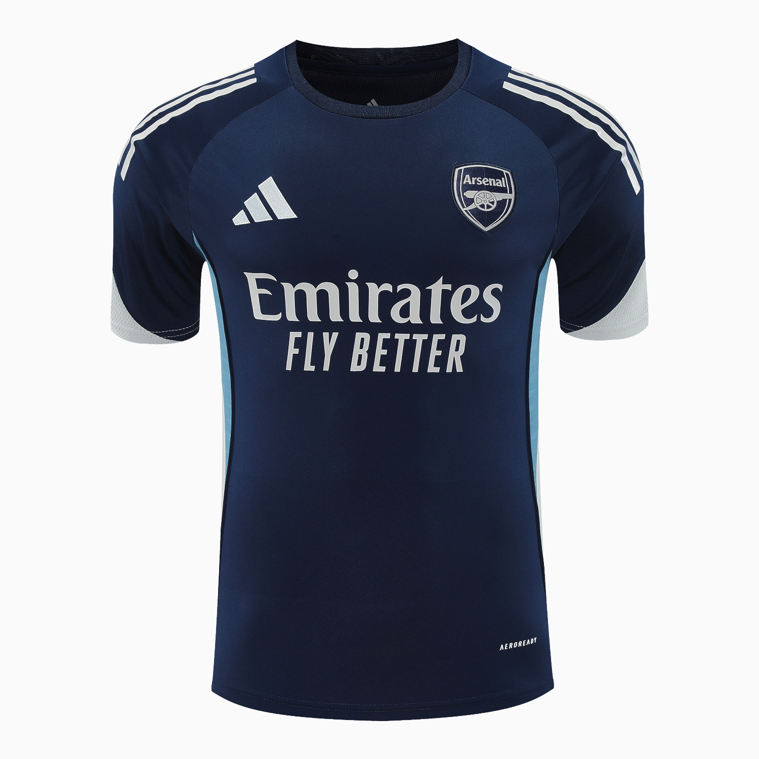 TKH-turbokithub-Arsenal 25-26 Short-Sleeve Training Set - Deep Blue Top & Shorts