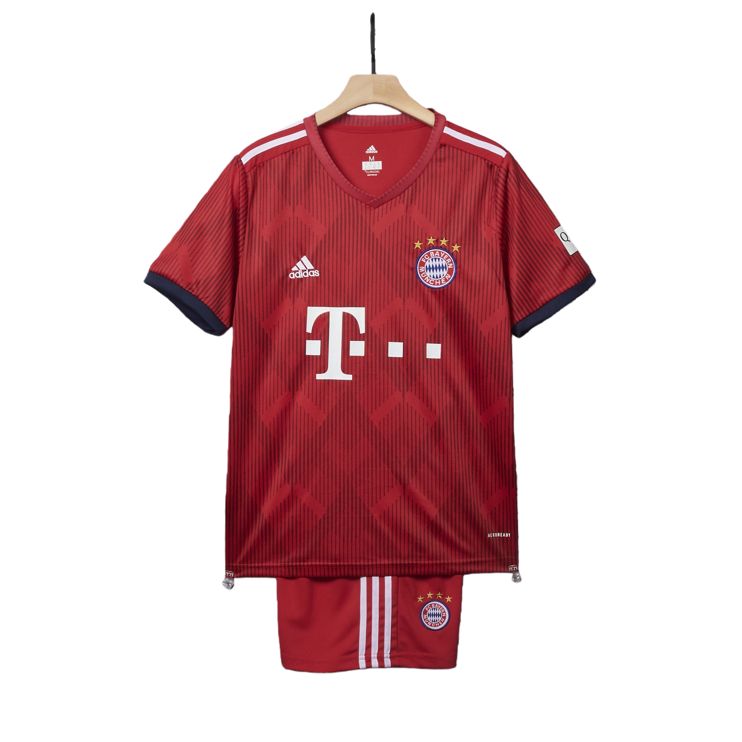 TKH-turbokithub-Retro Bayern Munich 2018-19 Home Men's Adult Jersey Set - Fans Version