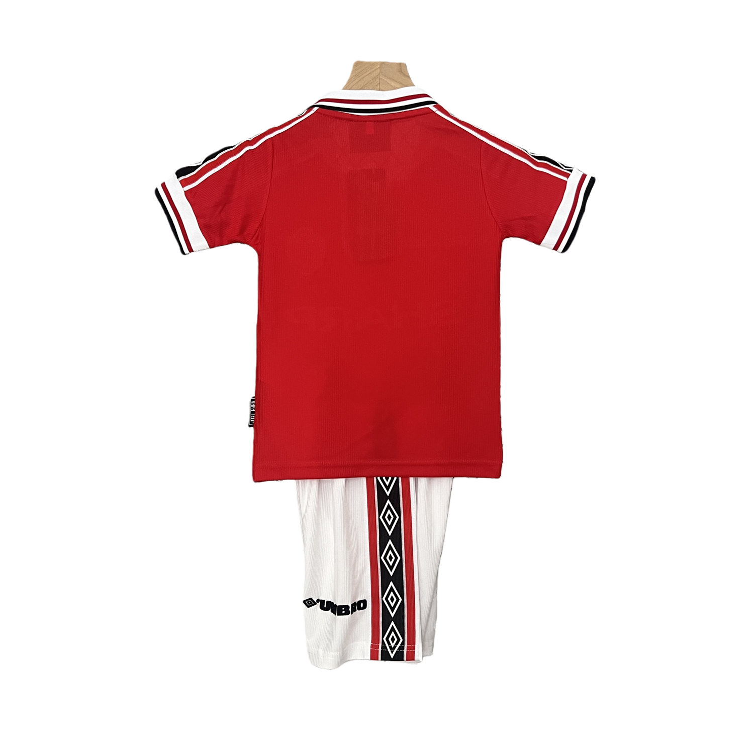TKH-turbokithub-Retro Manchester United 1998-99 Home Stadium Kids Kit
