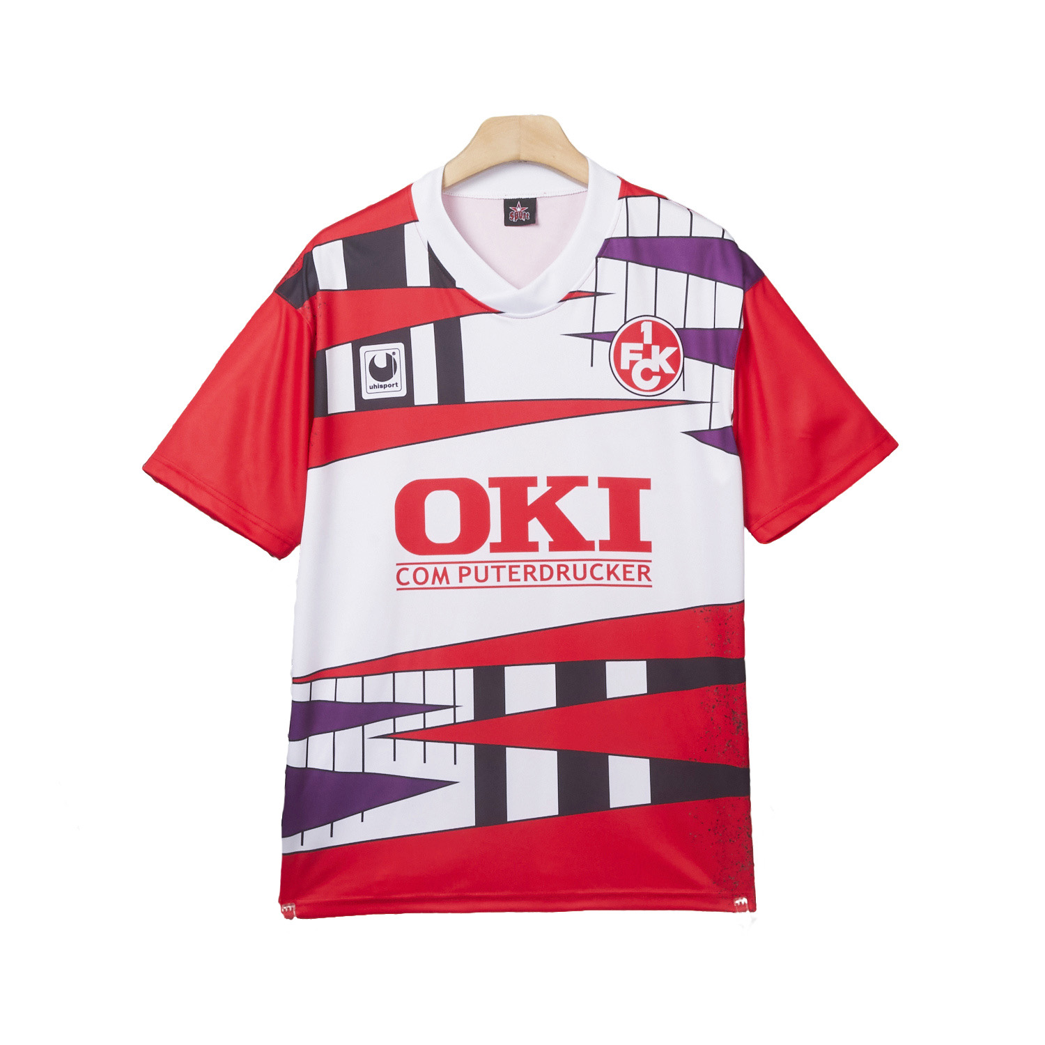 TKH-turbokithub-Retro Kaiserslautern 1991-92 Home Jersey - Fans Version