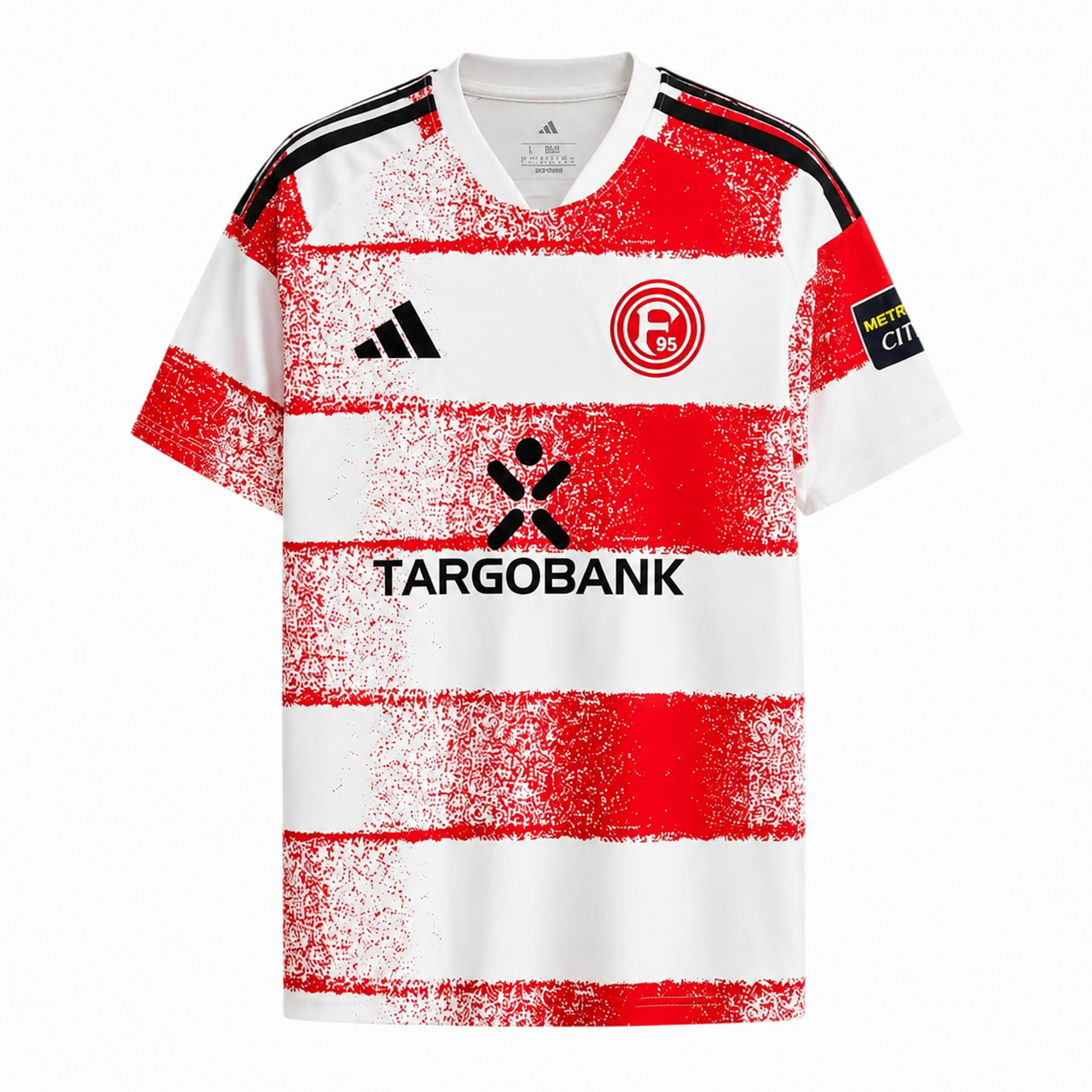 TKH-turbokithub-Dusseldorf 26-27 Home Jersey With Chest Sponsors - Fans Version