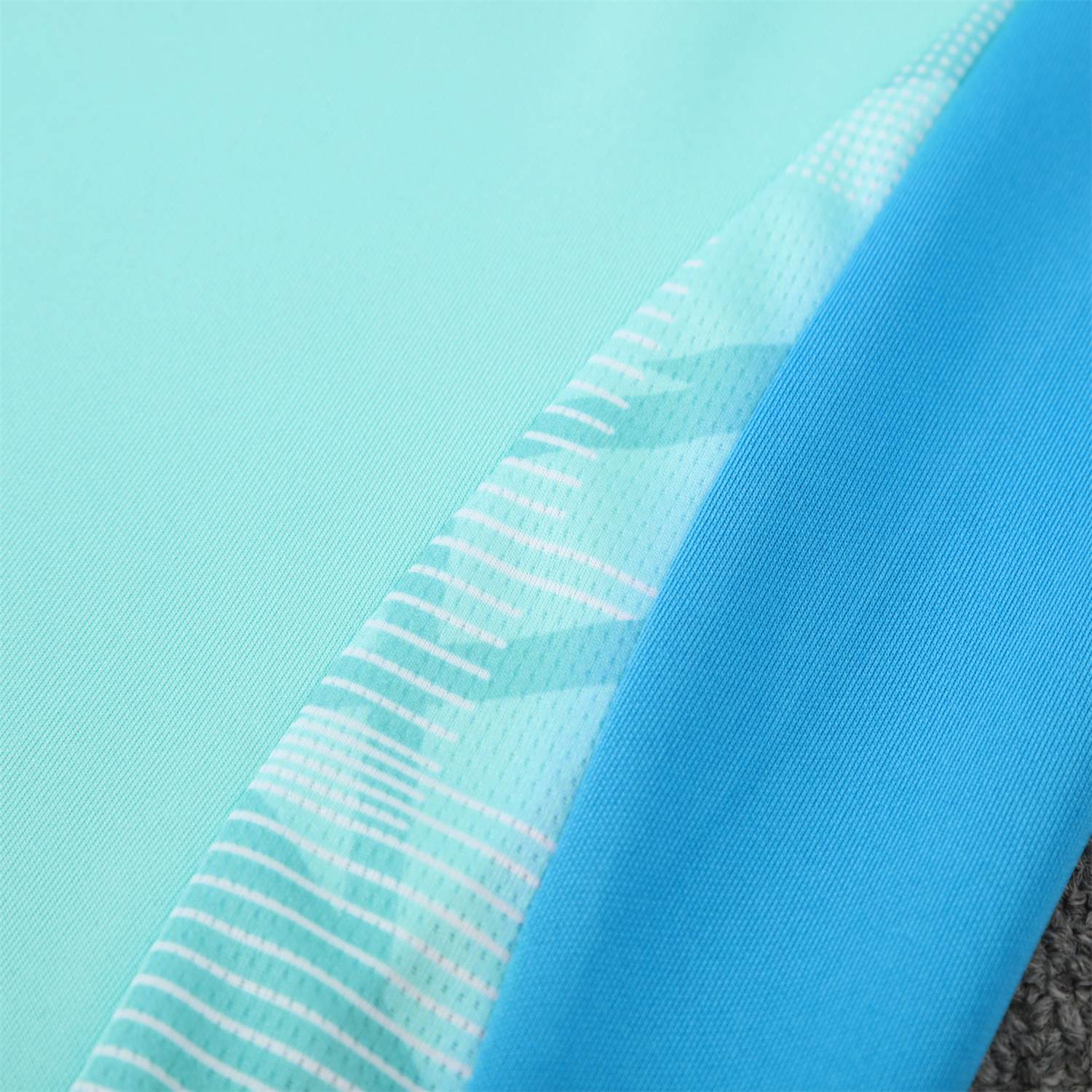 TKH-turbokithub-Flamengo 25-26 Long Sleeve Training Set - Light Blue Top & Deep Blue Pants
