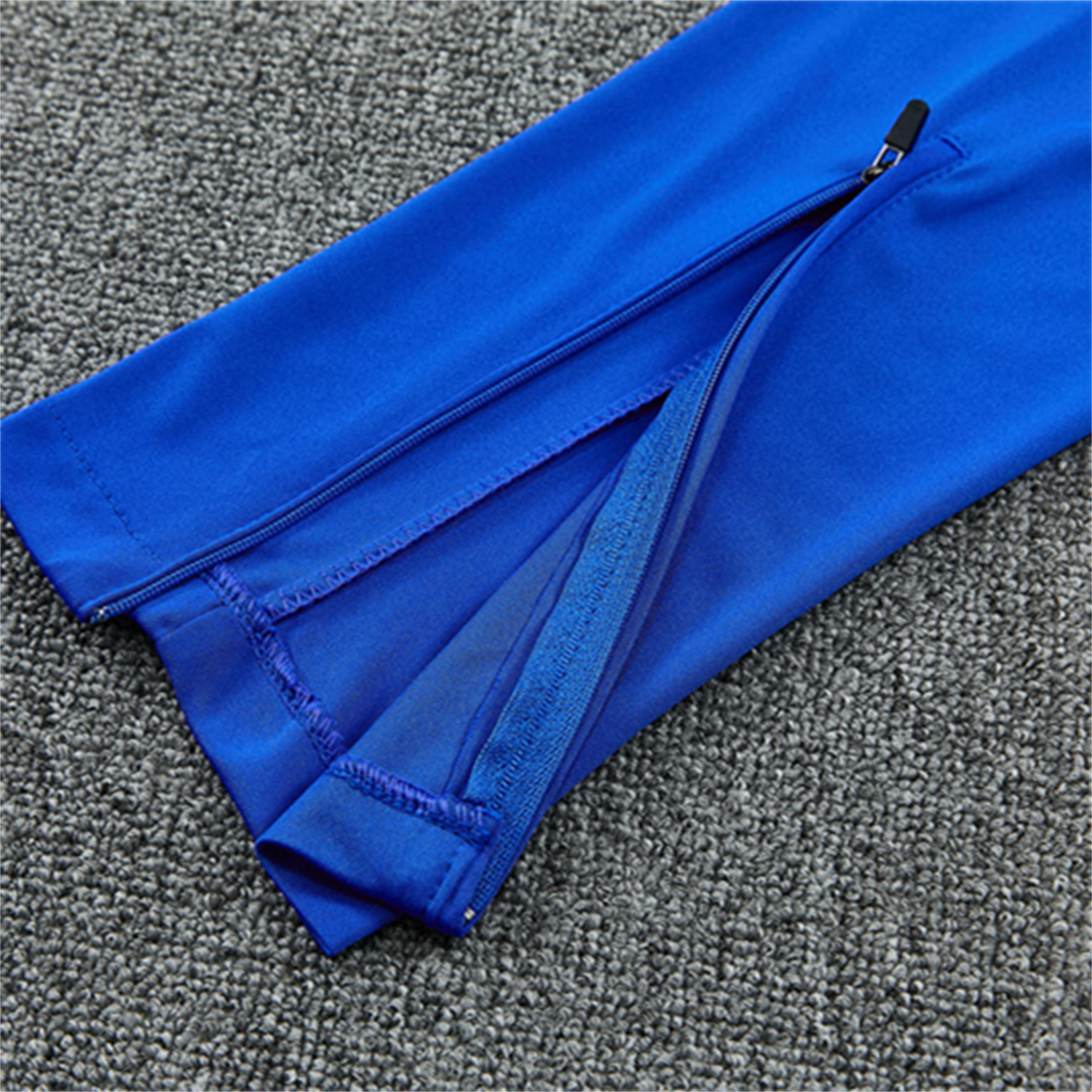TKH-turbokithub-France 2026 Kids Long Sleeve Training Set - Royal Blue Top & Pants