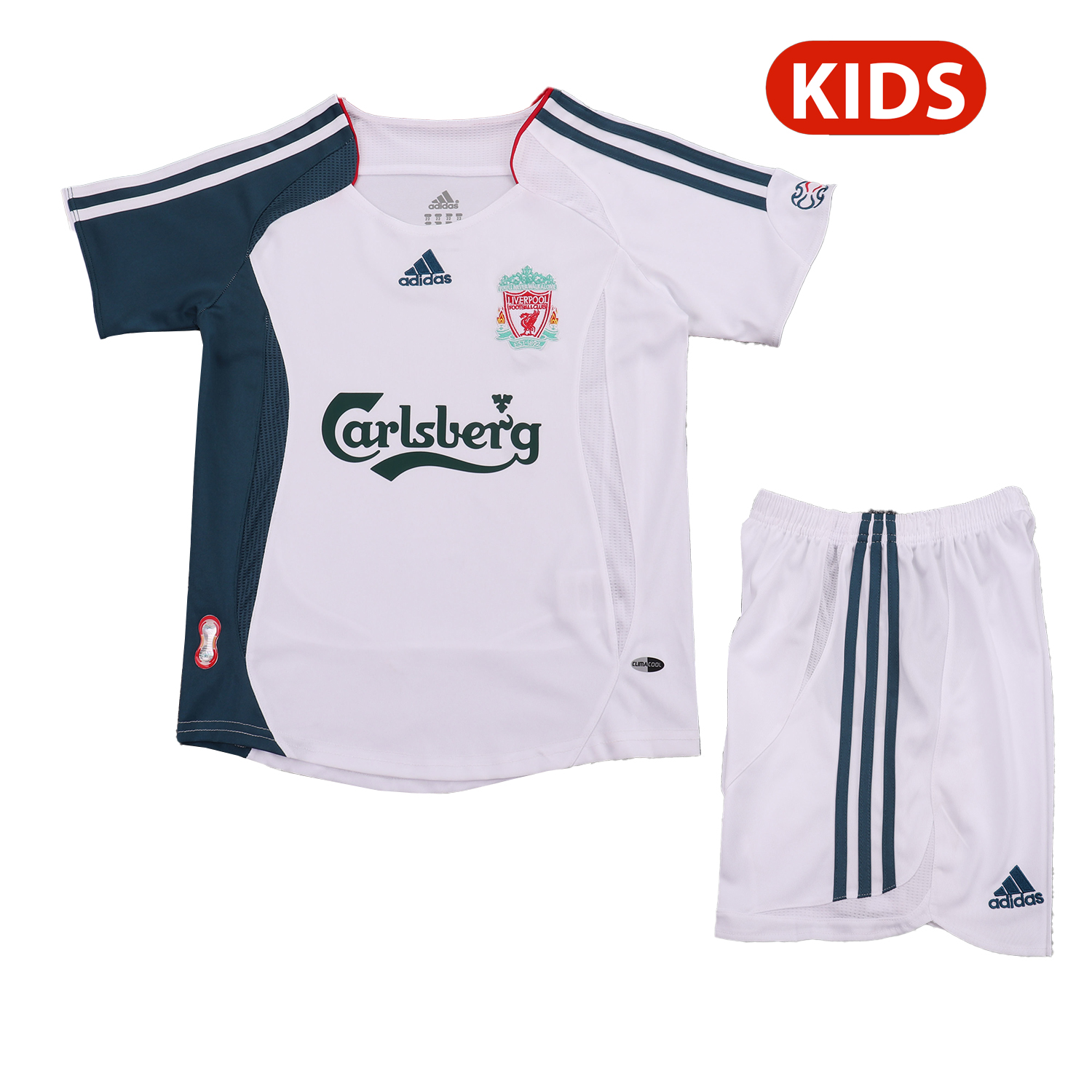 TKH-turbokithub-Retro Liver.pool 2006-08 Away Kids Kit