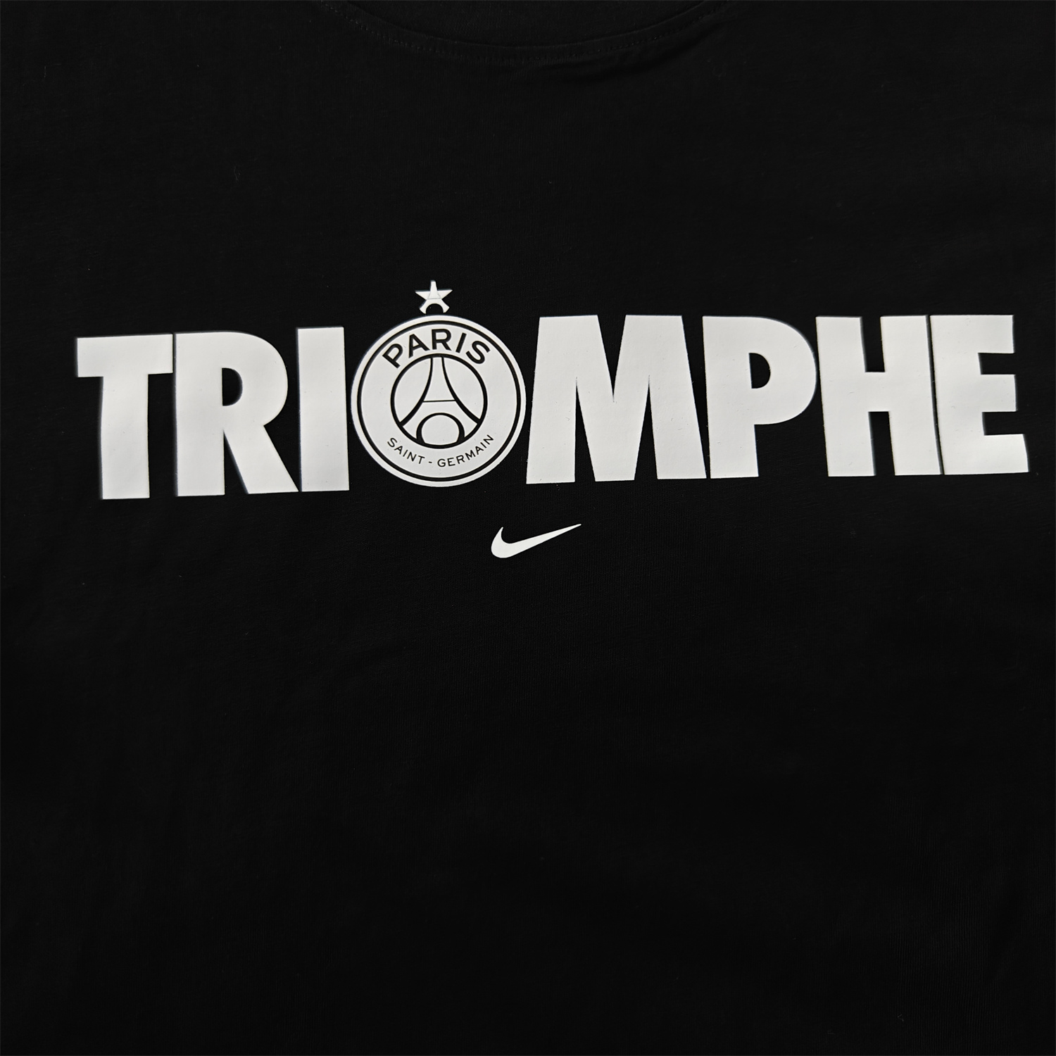 TKH-turbokithub-Paris Saint-Germain PSG 2025 Champions League Commemorative Black T-shirt
