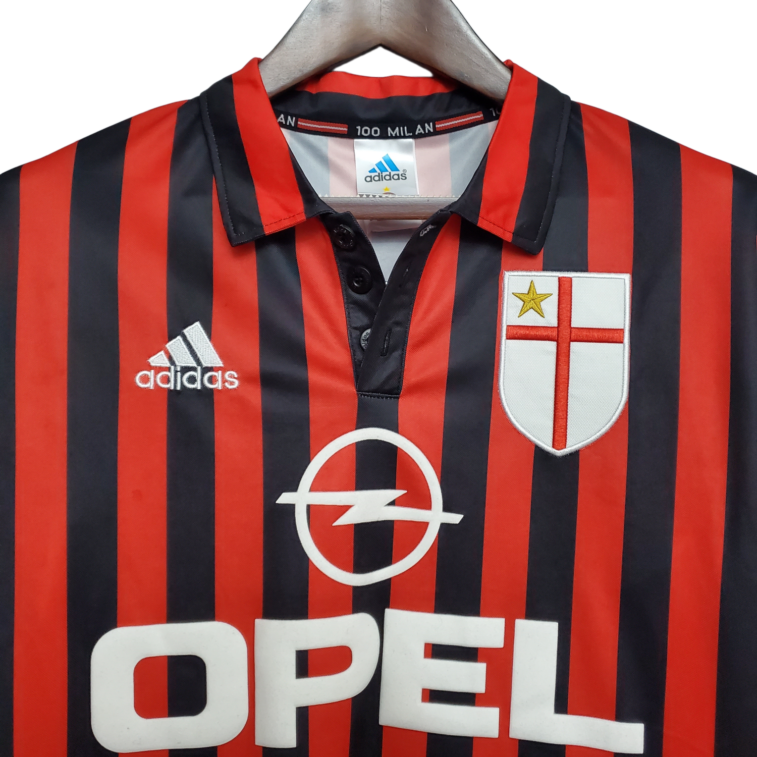 TKH-turbokithub-Retro AC Milan 99-00 Home Stadium Jersey