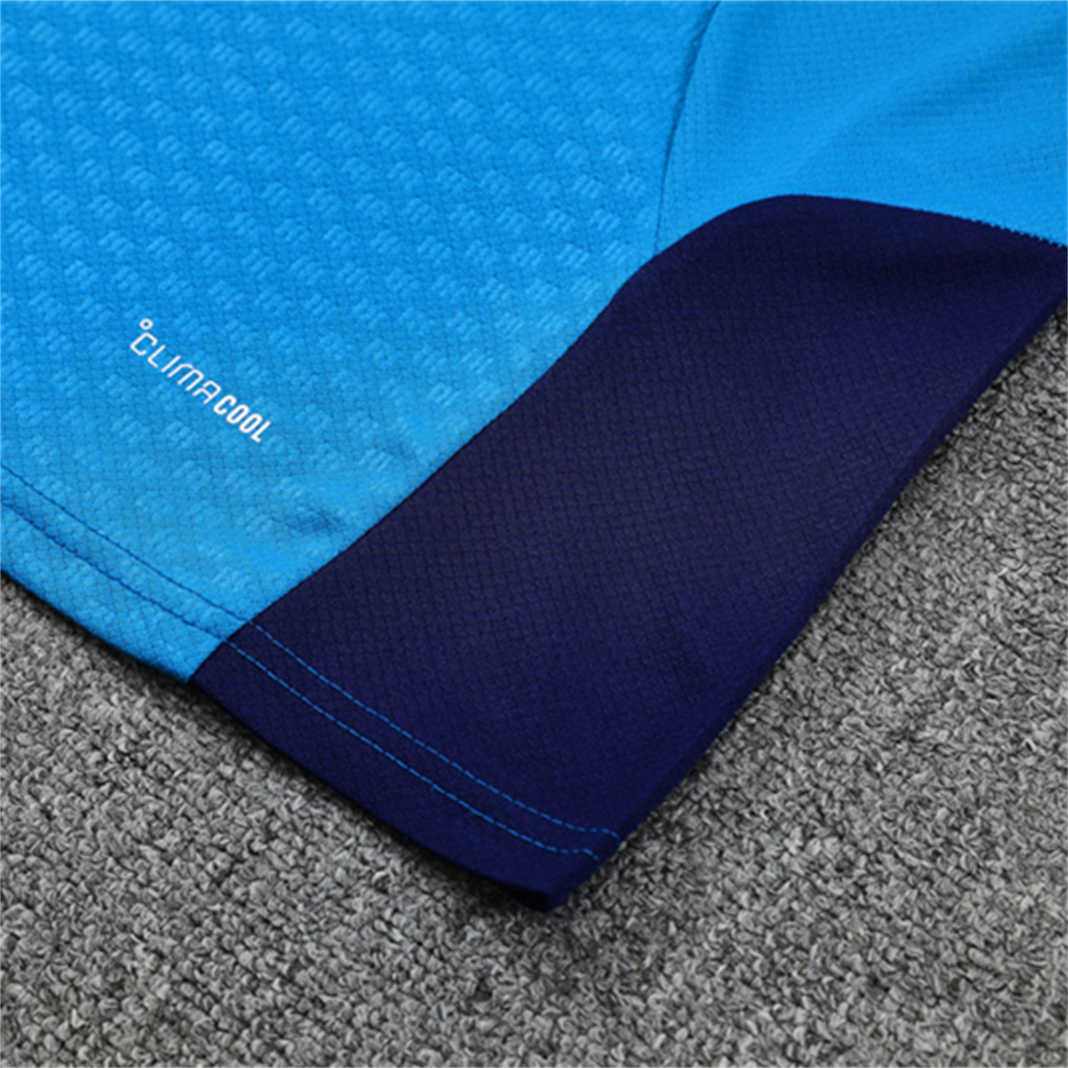 TKH-turbokithub-Spain 2026 Kids Short-Sleeve Training Set - Lake Blue Top & Shorts
