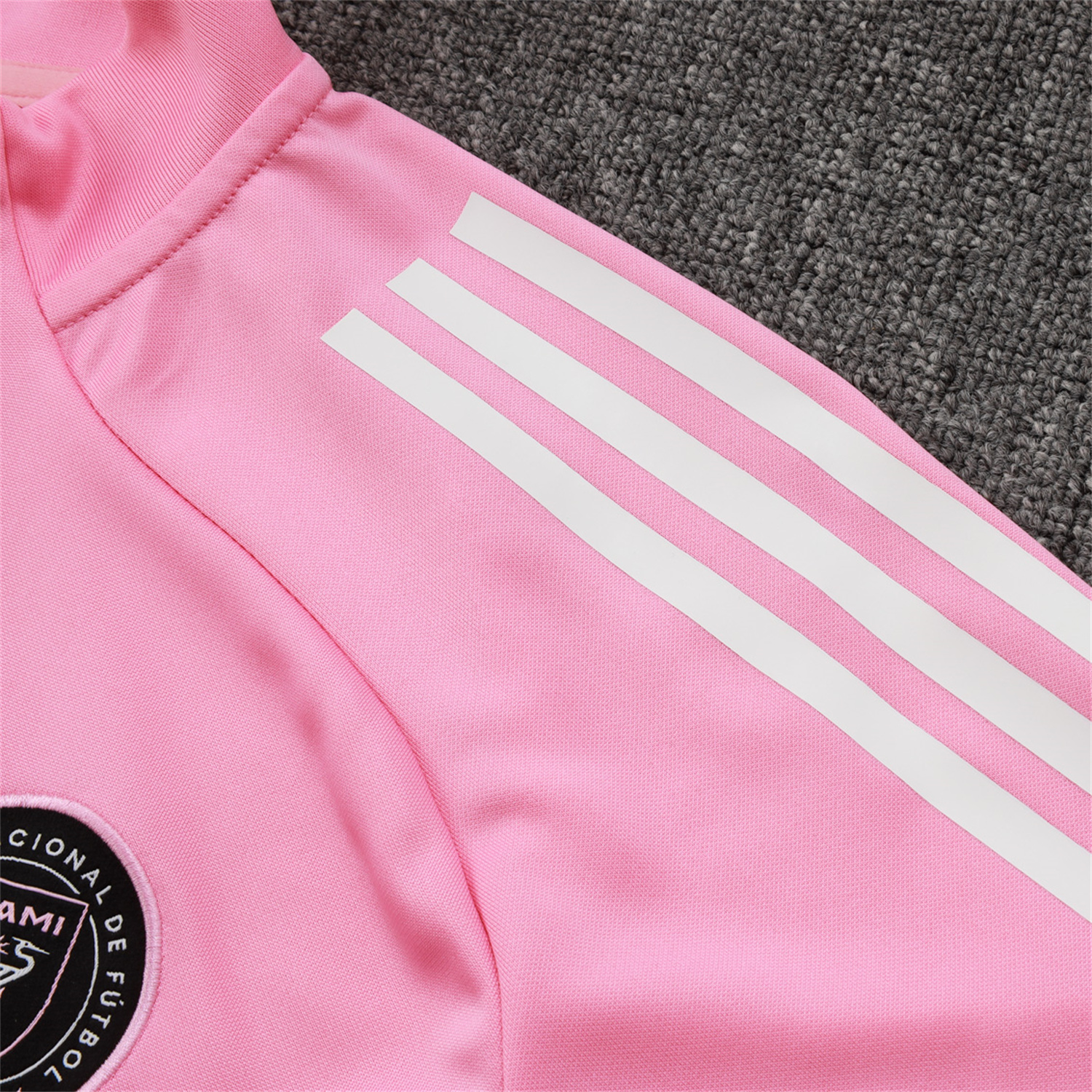 TKH-turbokithub-Kids INT M.A.M 25-26 Kids Jacket Training Tracksuit - Pink Top and Black Pants