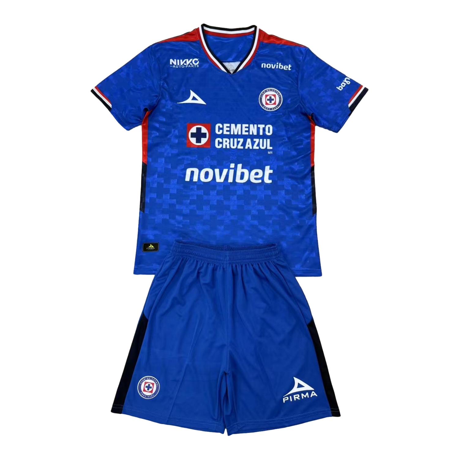 TKH-turbokithub-Cruz Azul 25-26 Home Blue Men's Adult Jersey Set - Fans Version