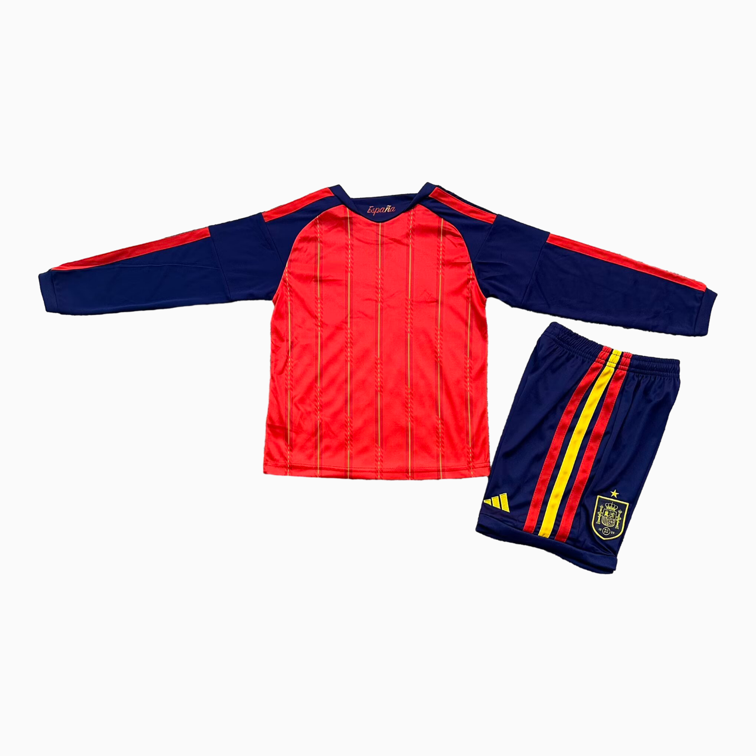 TKH-turbokithub-Spain 2026 Home Long Sleeves Kids Kit