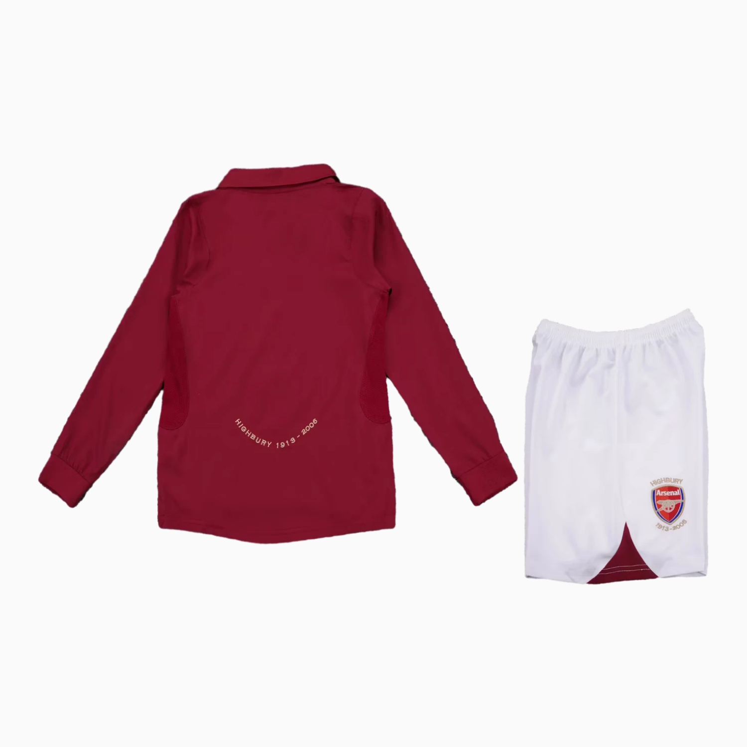 TKH-turbokithub-Retro Arsenal 2005-06 Home Long Sleeves Kids Kit
