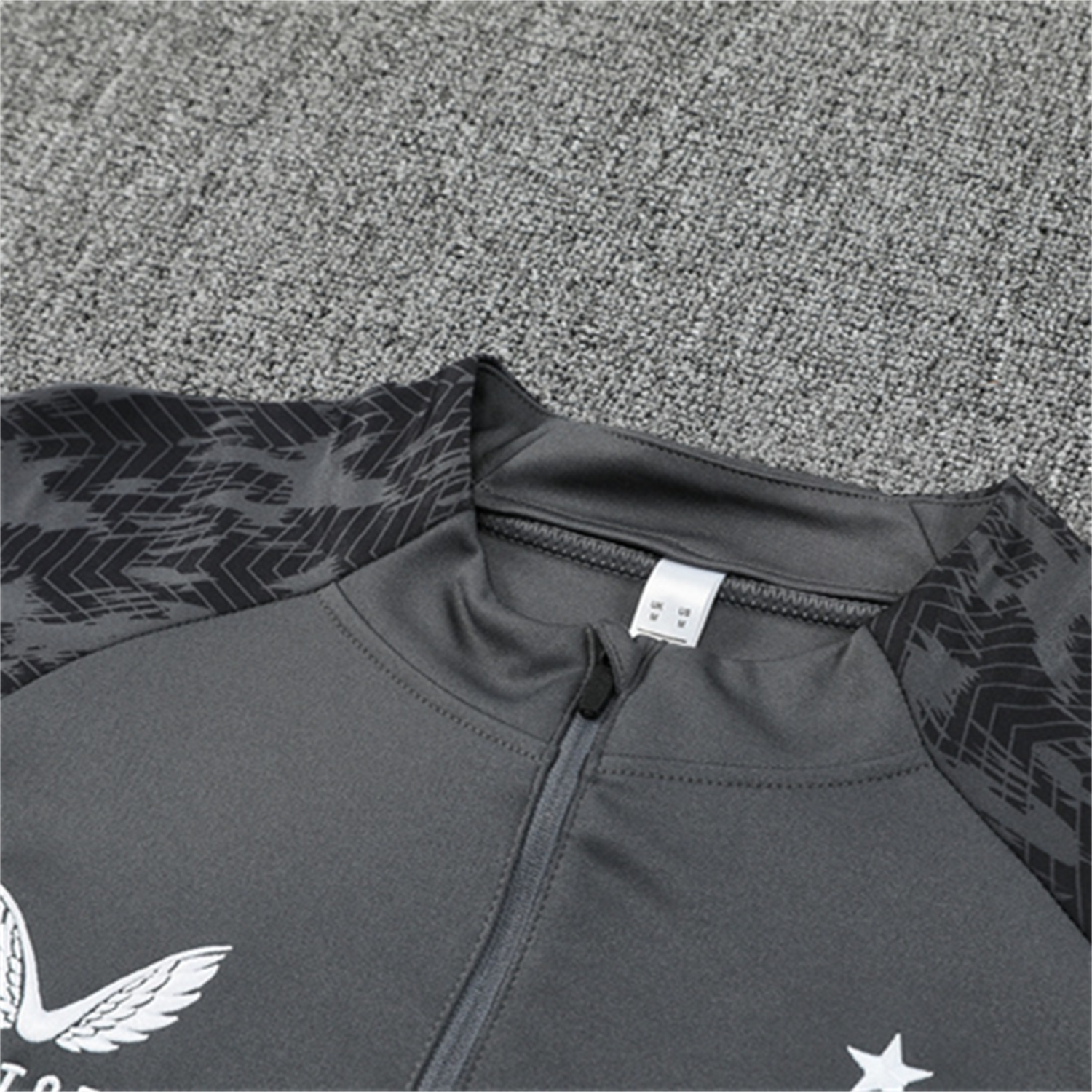 TKH-turbokithub-Feyenoord 25-26 Long Sleeve Training Set - Dark Gray Top & Dark Gray Pants