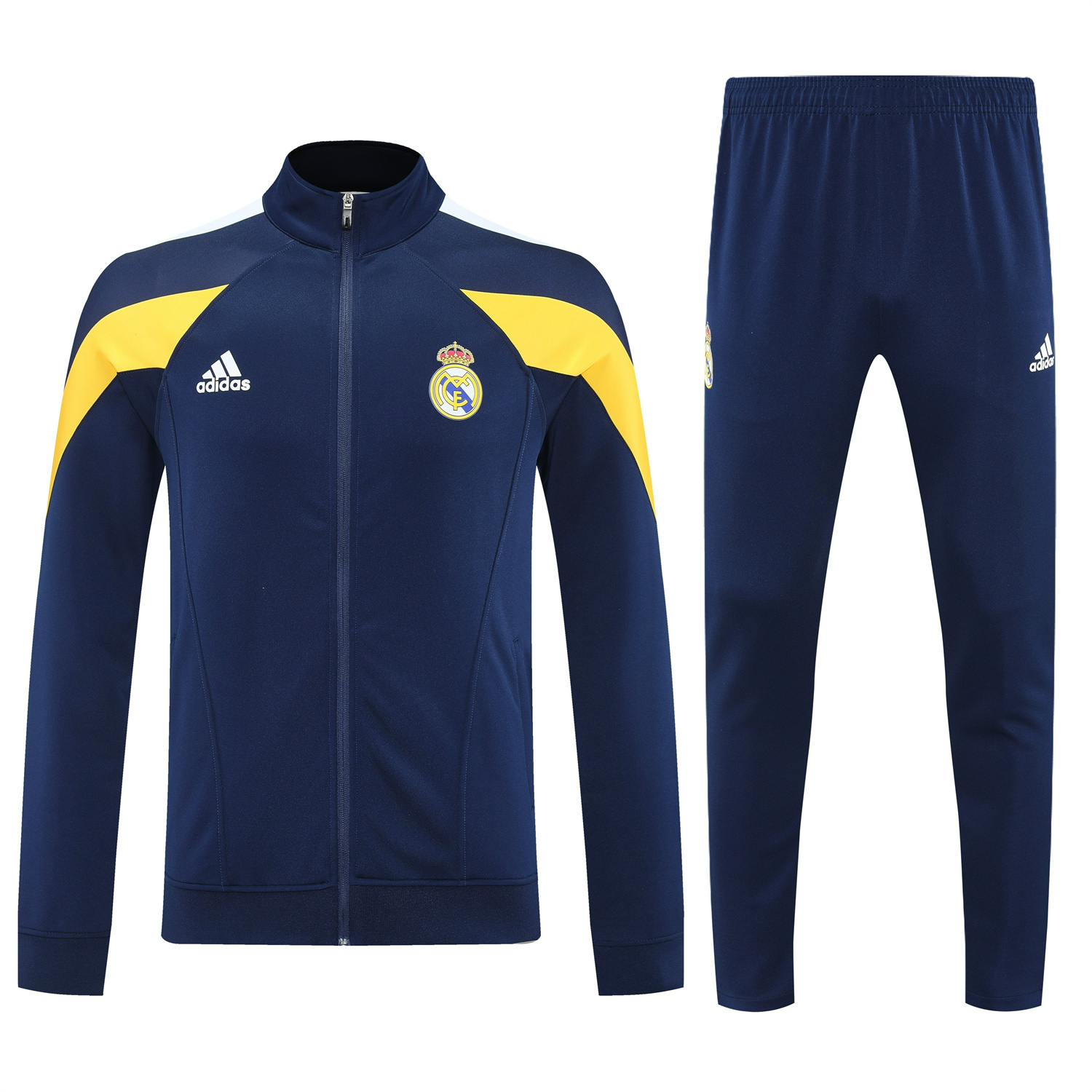 TKH-turbokithub-Real Madrid 25-26 Jacket Training Tracksuit - Deep Blue Jackets & Deep Blue Pants