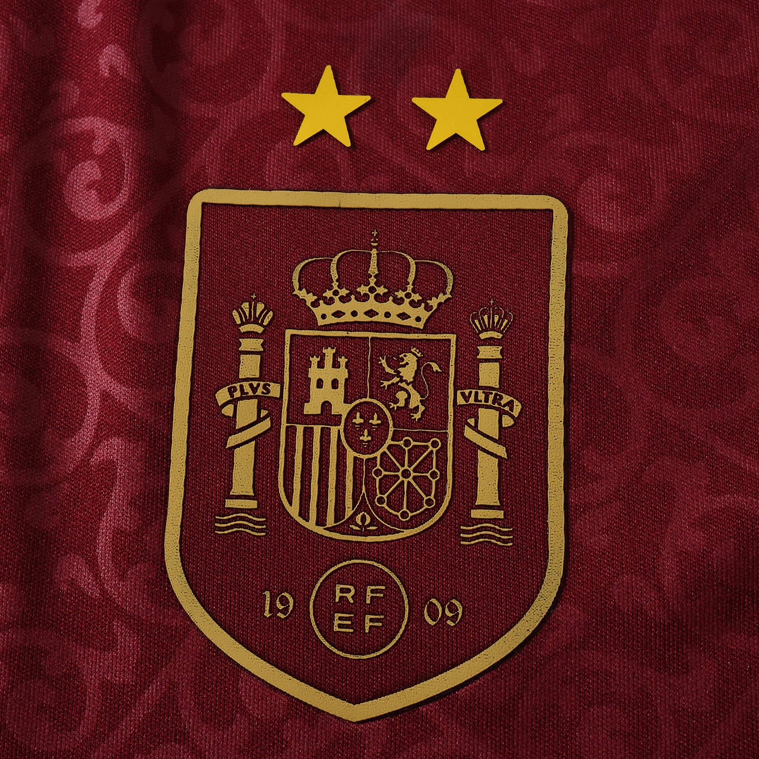 TKH-turbokithub-【Two-Crown Star】Women's Spain 2026 Third Wine Red Jersey - Fans Version