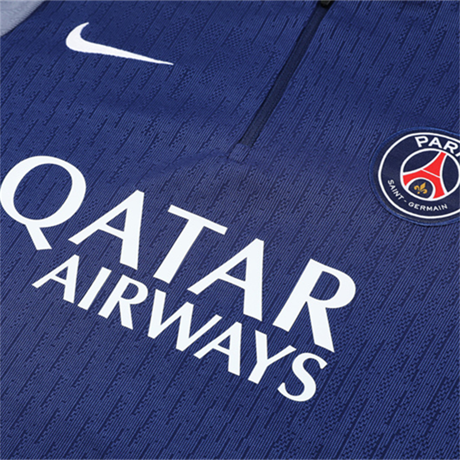 TKH-turbokithub-Paris Saint-Germain PSG 25-26 Kid Long Sleeves Training Set - Royal Blue Gray Sleeves Top & Royal Blue Pants