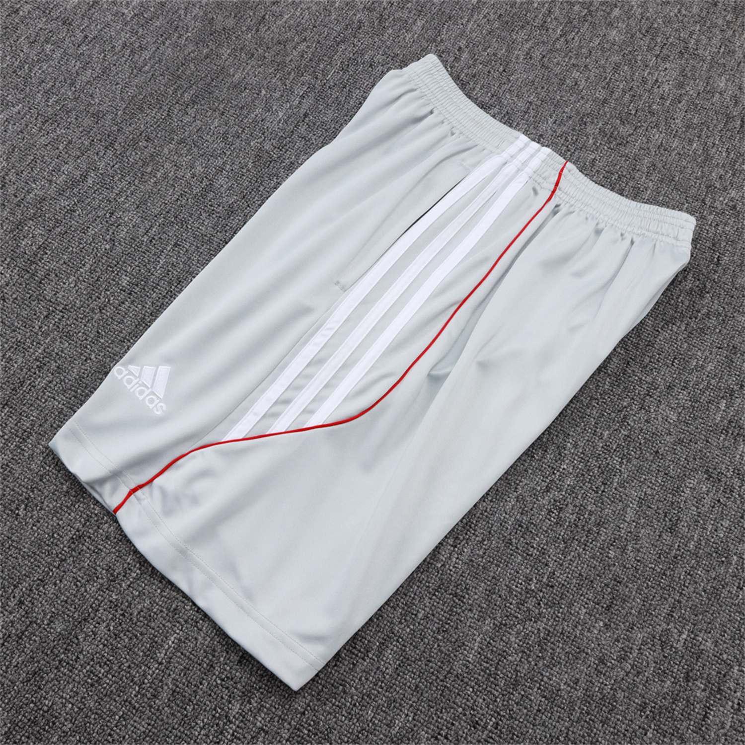 TKH-turbokithub-Bayern Munich 25-26 Short-Sleeve Training Set - Grey Throwback Top & Shorts