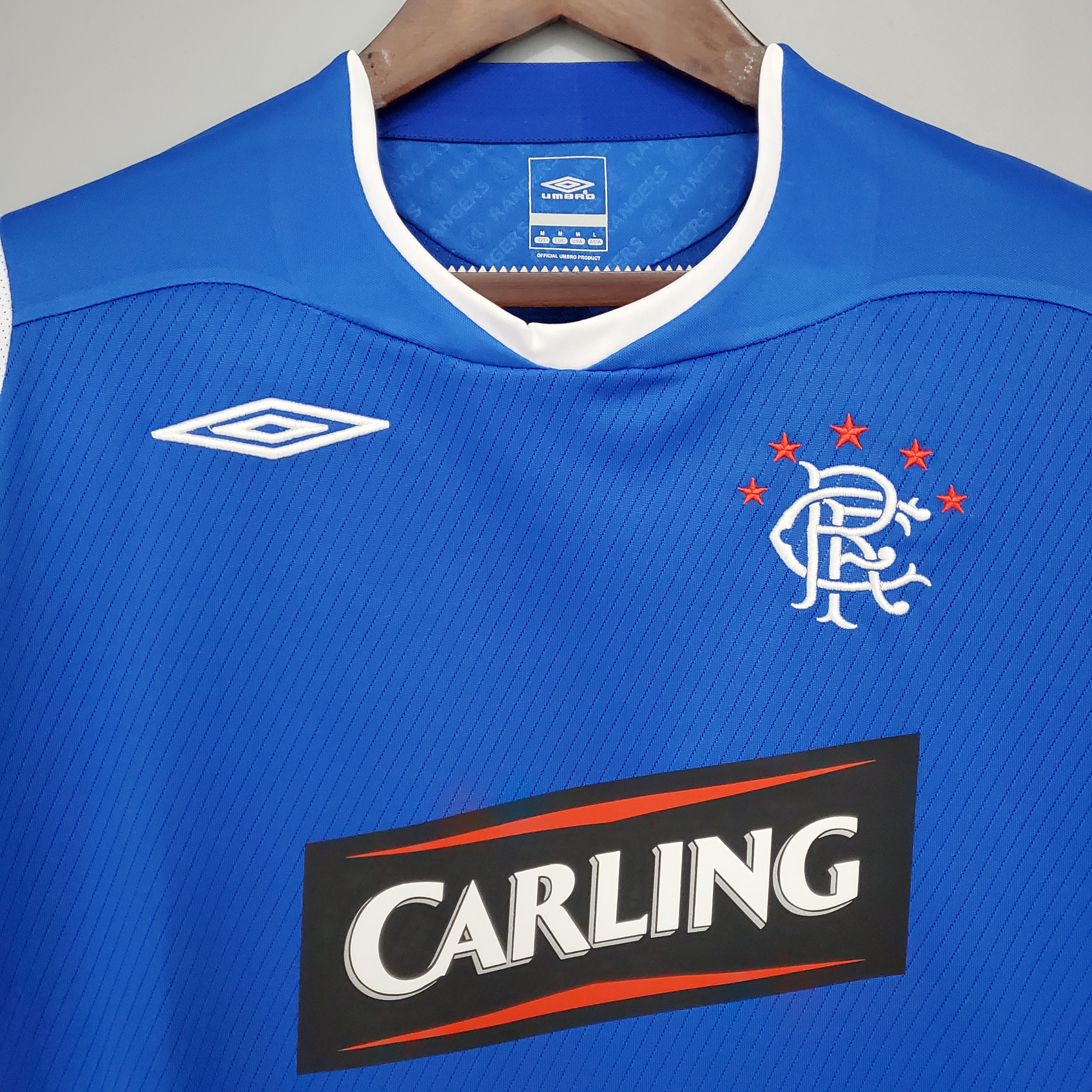 TKH-turbokithub-Retro Glasgow Rangers 08-09 Home Stadium Jersey