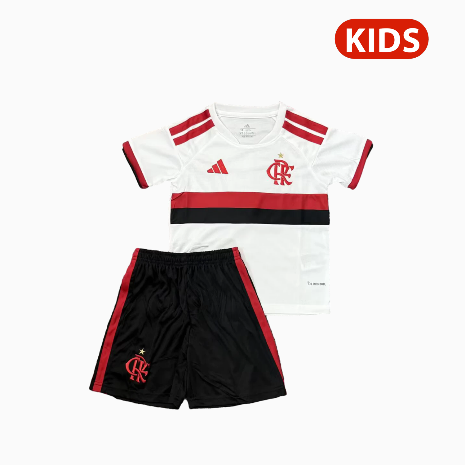 TKH-turbokithub-Flamengo 26-27 Away Unsponsored Kids Kit