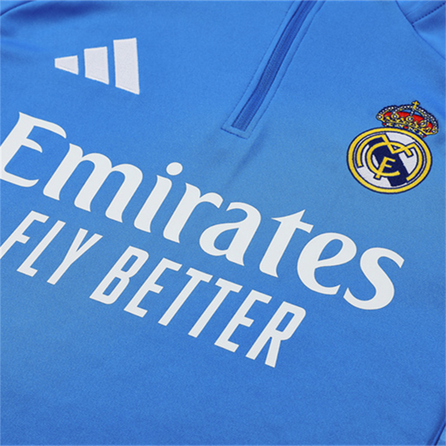 TKH-turbokithub-Real Madrid 25-26 Kids Long Sleeve Training Set - Bright Blue Top & Pants