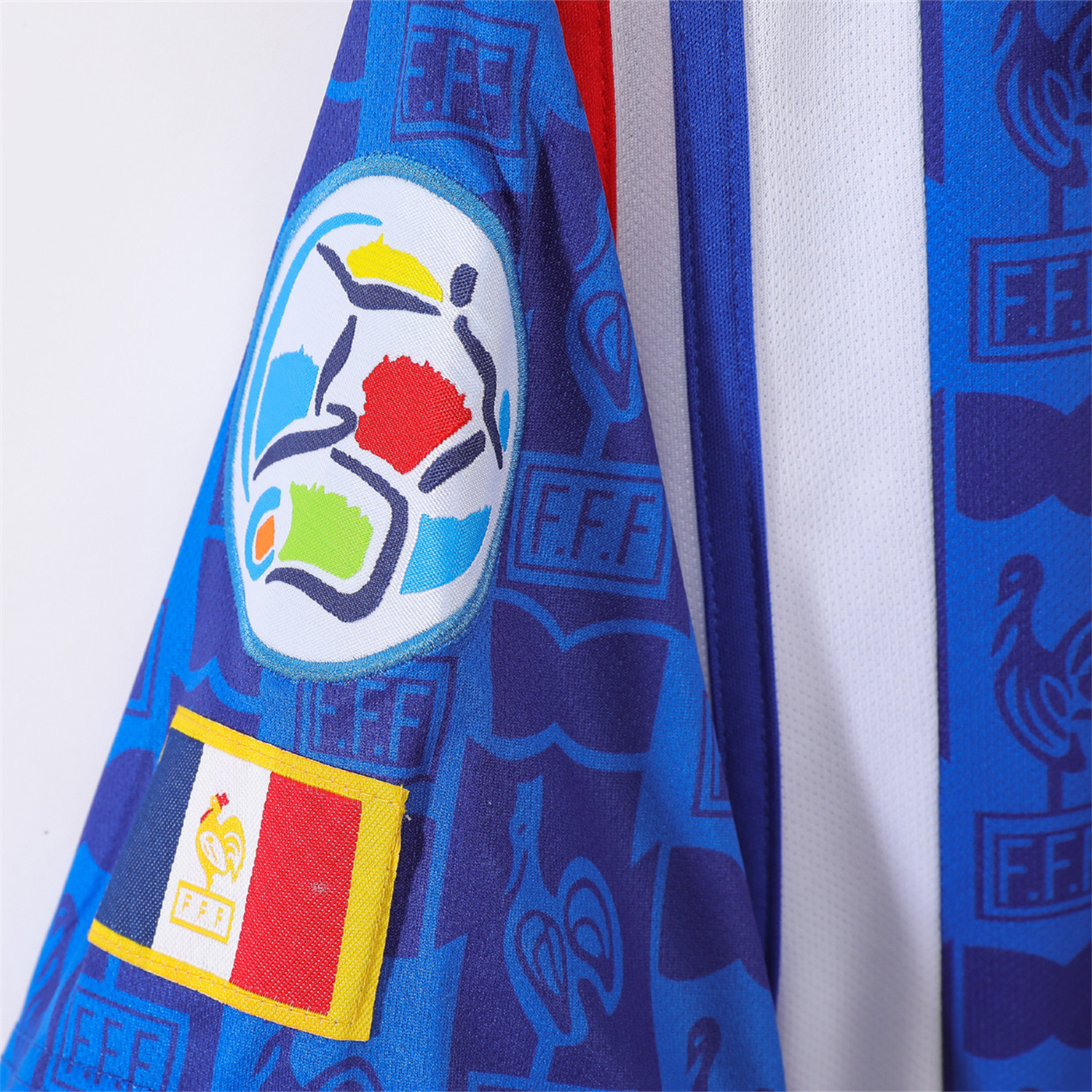 TKH-turbokithub-Retro France 1996 Home Jersey