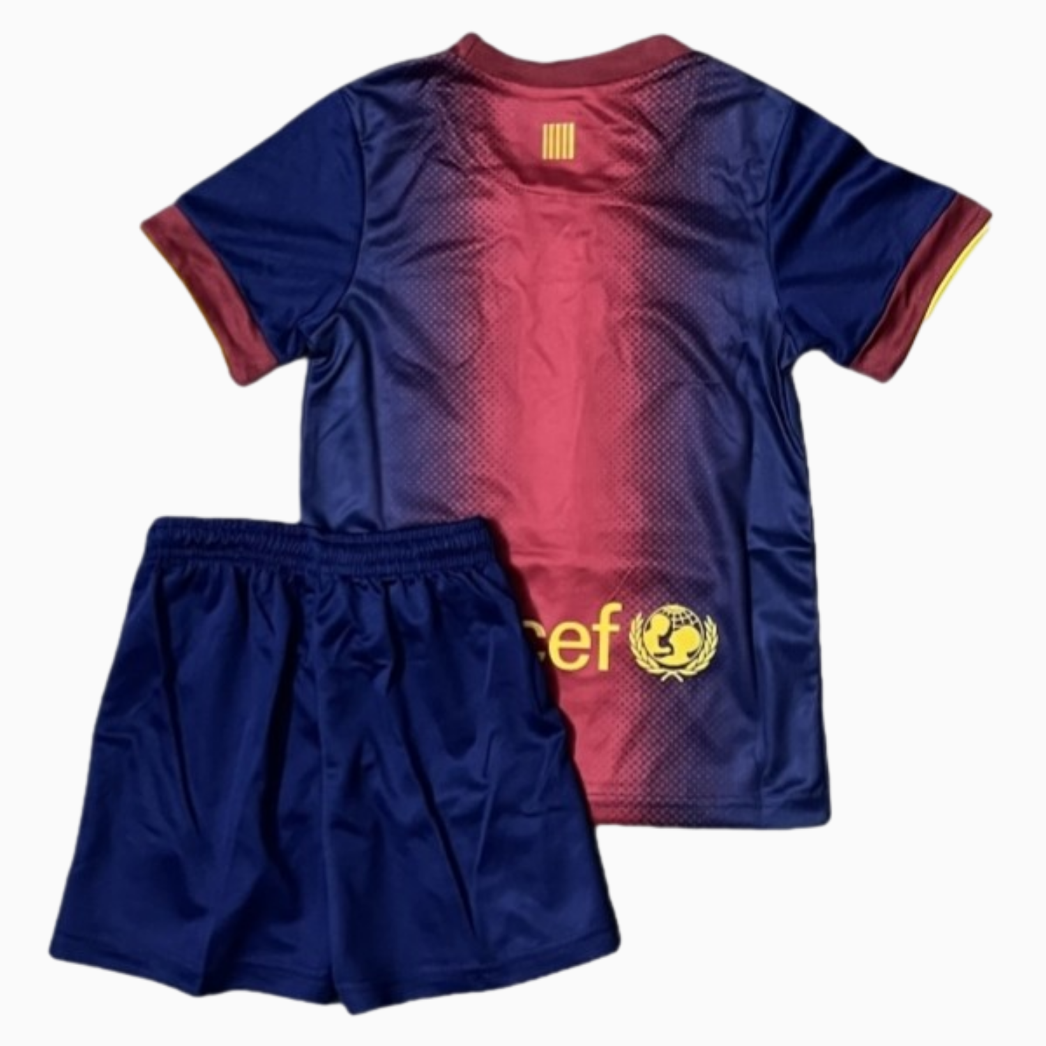 TKH-turbokithub-Retro Barcelona 2012-13 Home Stadium Kids Kit