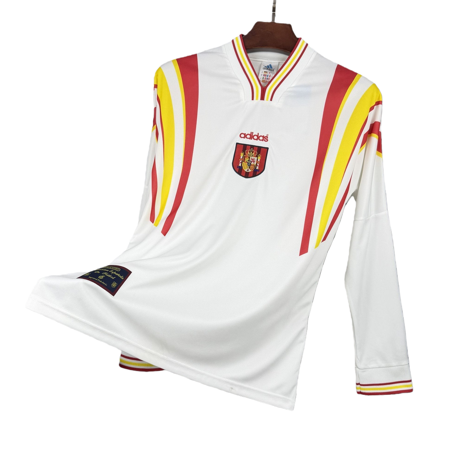 TKH-turbokithub-Retro Spain 1996 Away Long Sleeves Jersey - Fans Version