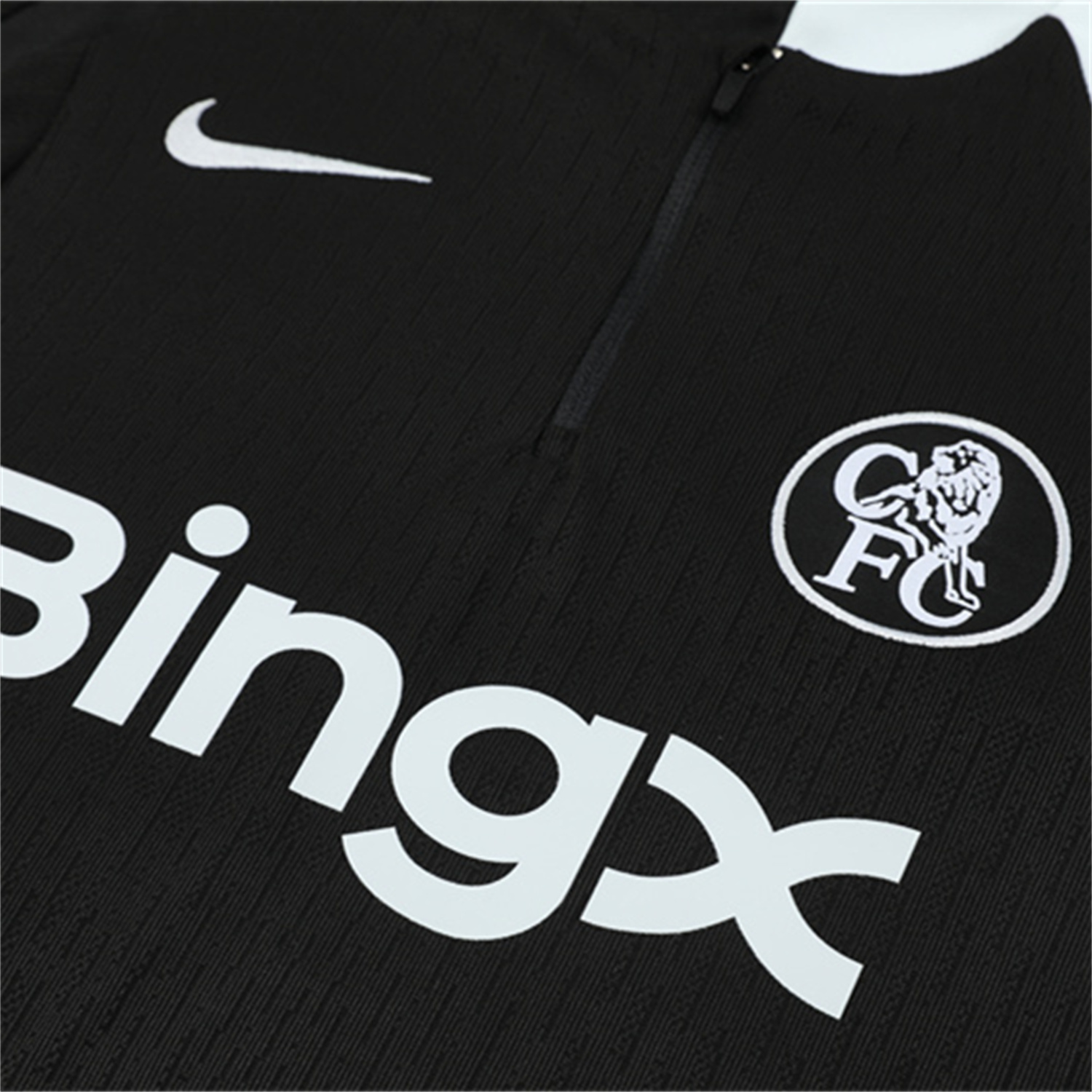 TKH-turbokithub-C.H.E.L.S.E.A 25-26 Kids Long Sleeve Training Set - Player Version - Black Top and Black Pants