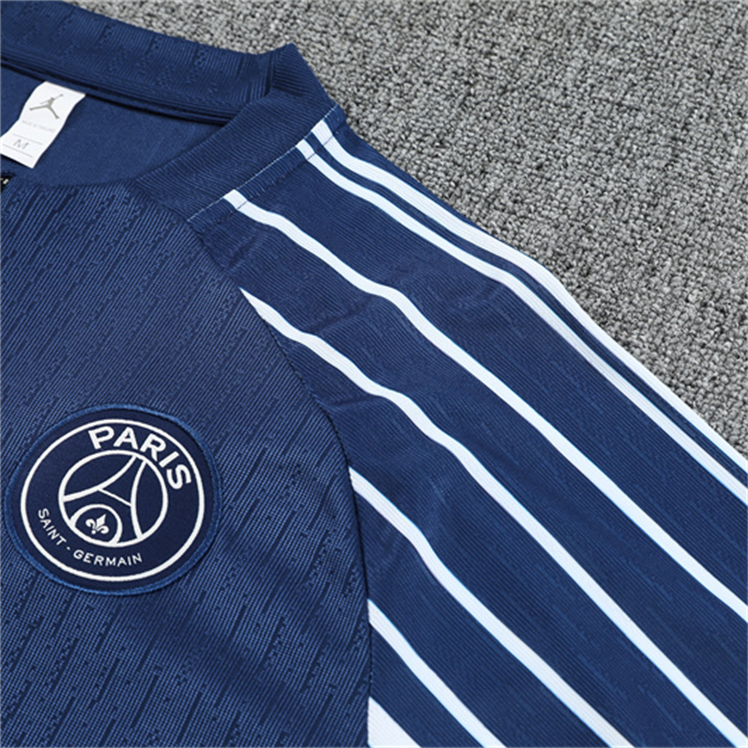 TKH-turbokithub-Paris Saint-Germain PSG 25-26 Kids Long Sleeve Training Set - JD White Wing Royal Blue Top and Pants