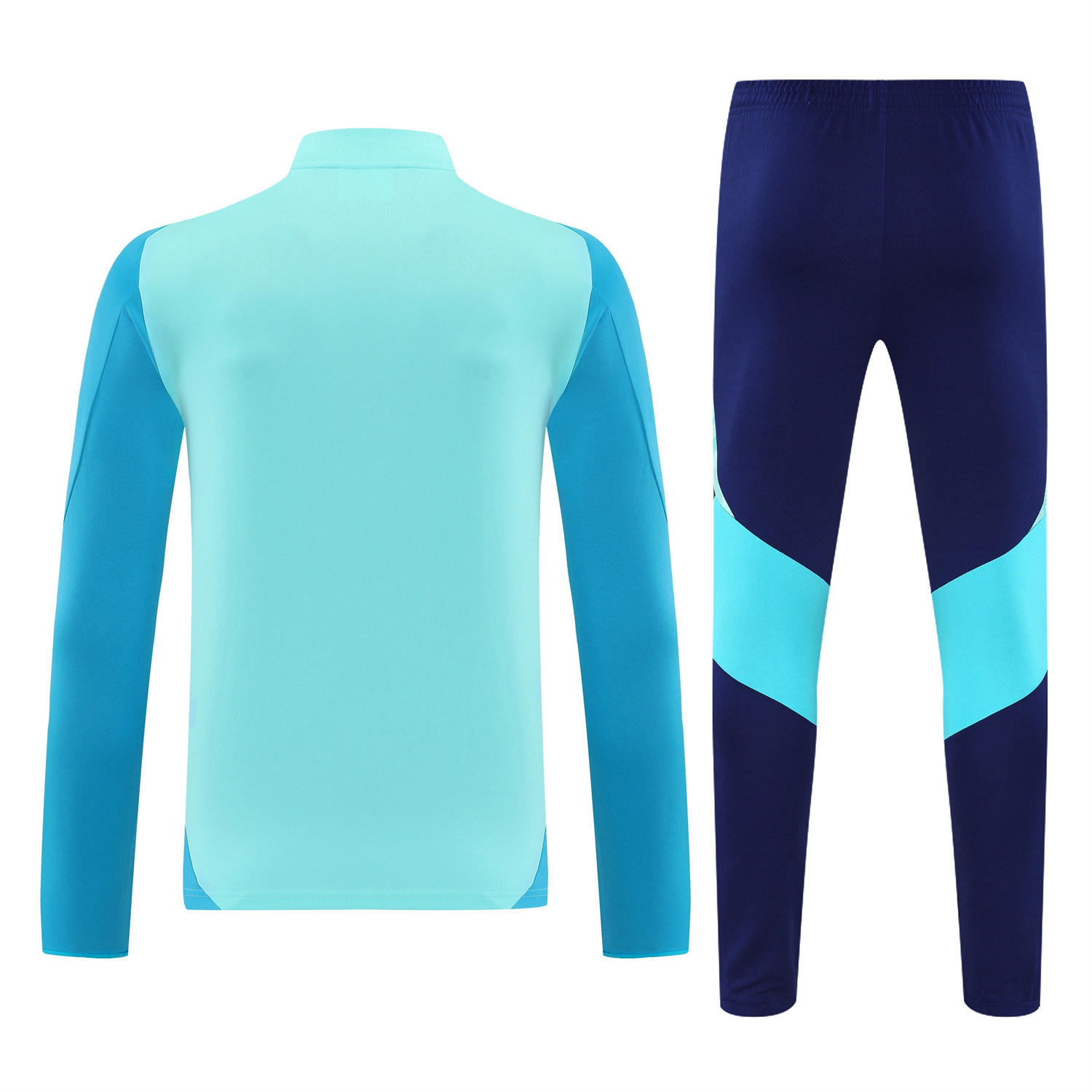 TKH-turbokithub-Flamengo 25-26 Long Sleeve Training Set - Light Blue Top & Deep Blue Pants