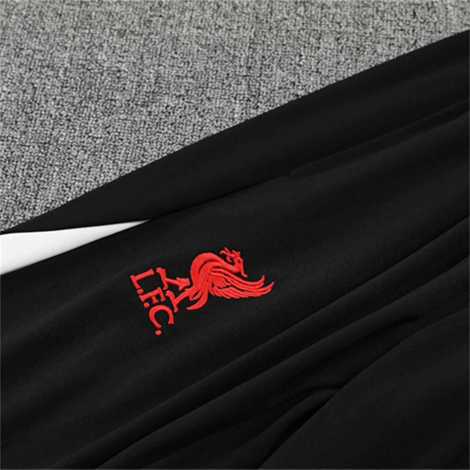 TKH-turbokithub-Liver.pool 25-26 Kids Long Sleeve Training Set - Player Version - Black Top & Black Pants