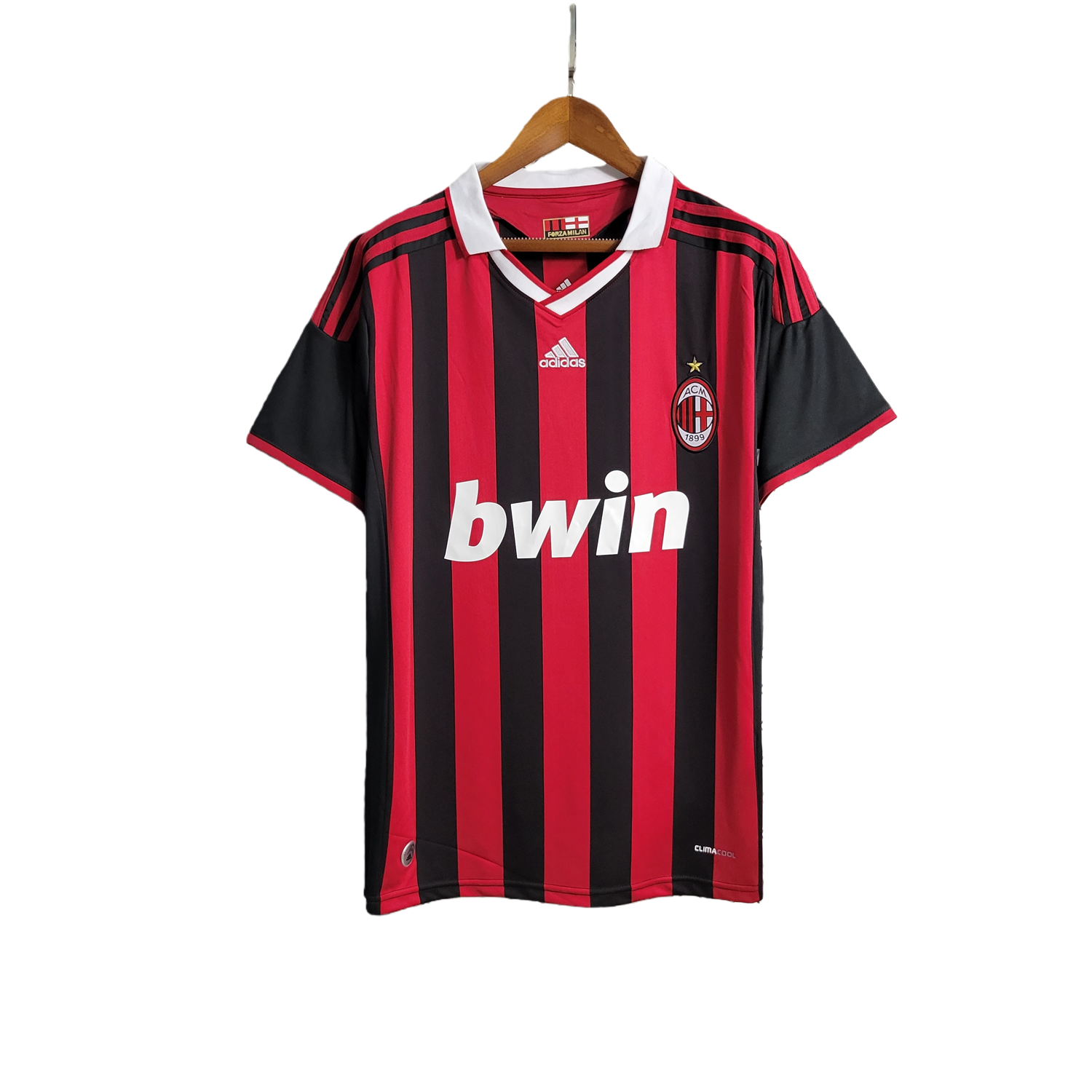 TKH-turbokithub-Retro AC Milan 2009-10 Home Stadium Jersey
