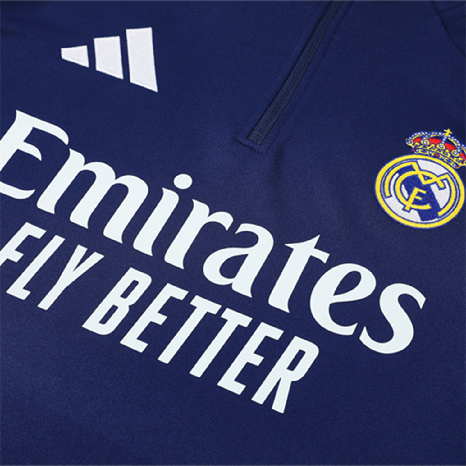 TKH-turbokithub-Real Madrid 25-26 Kids Long Sleeve Training Set - Deep Blue Top & Pants
