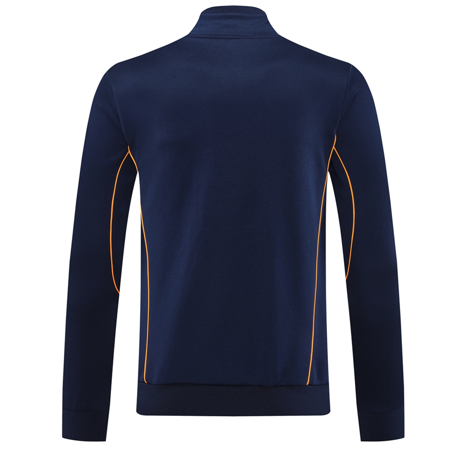 TKH-turbokithub-Real Madrid 25-26 Jacket Training Tracksuit - Royal Blue Jackets & Pants with Orange Lines
