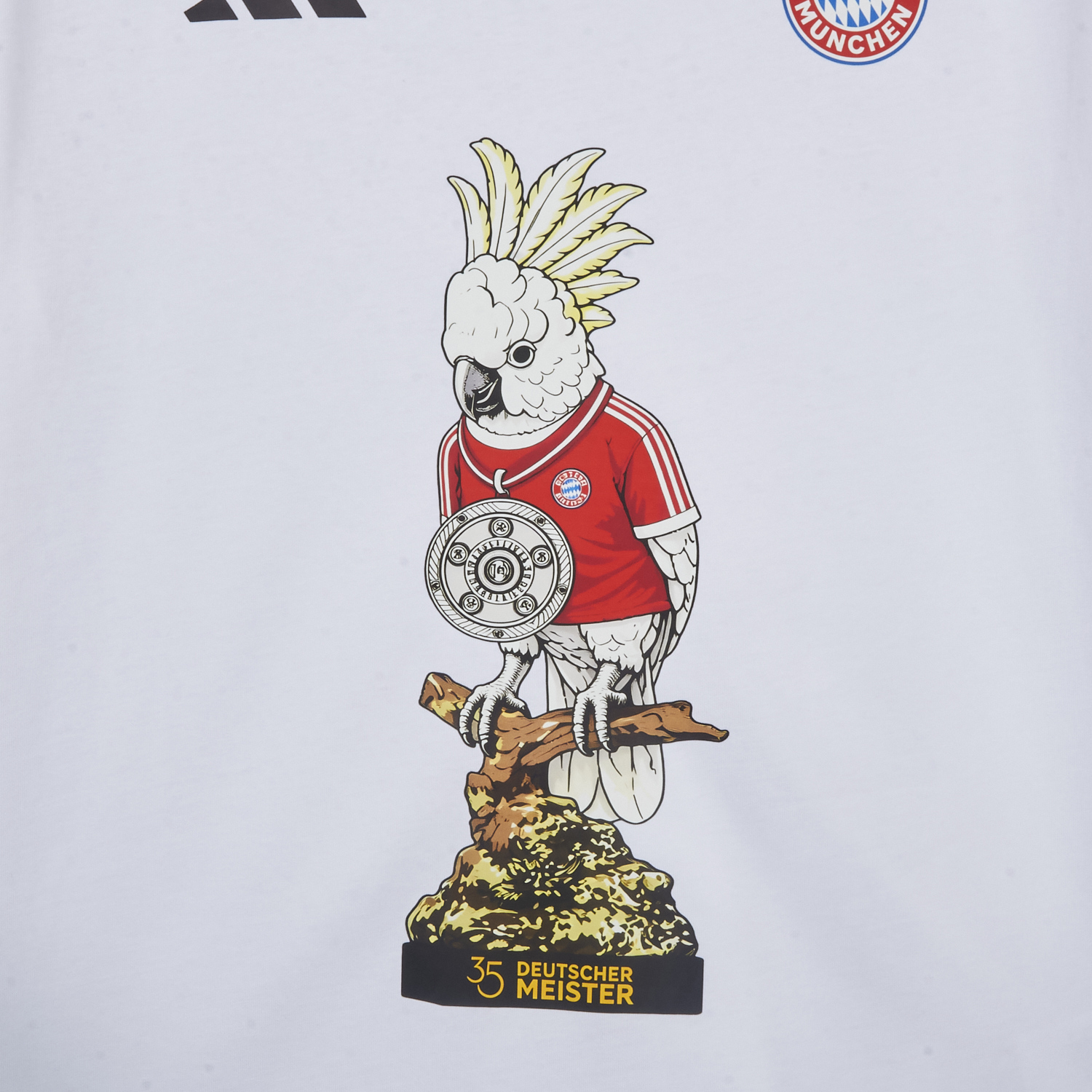 TKH-turbokithub-Bayern Munich 25-26 “35. Deutscher Meister” Championship Commemorative White T-shirt