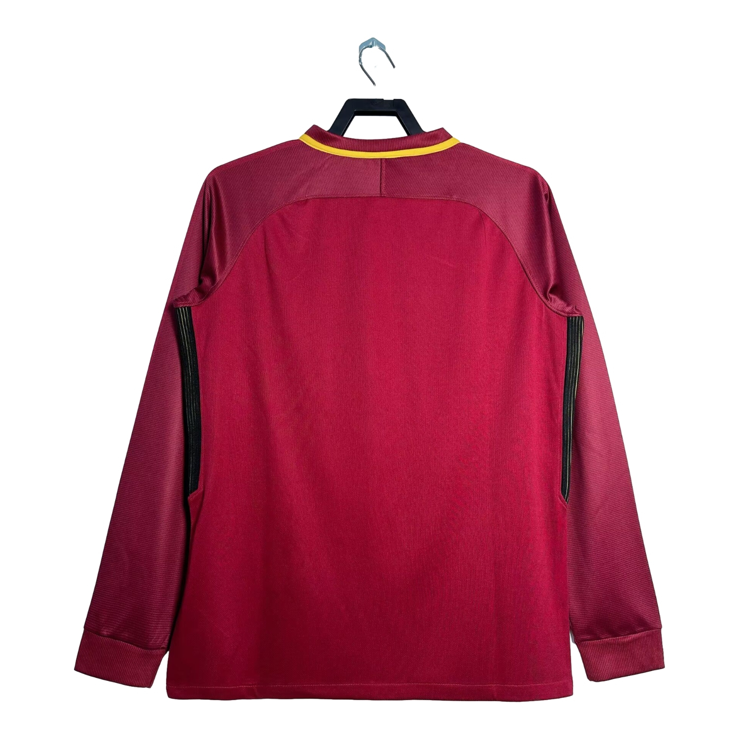 TKH-turbokithub-Retro Roma 2017-18 Home Long Sleeves Jersey