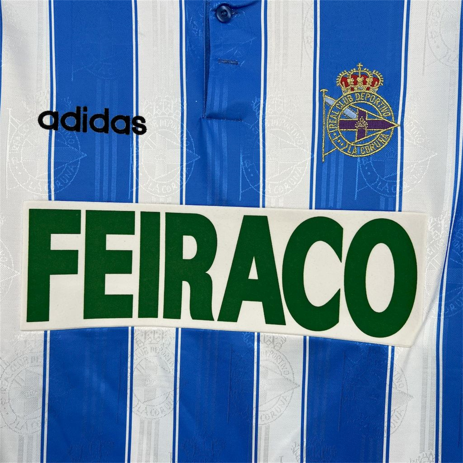 TKH-turbokithub-Retro Deportivo de La Coruña 1997-98 Home Jersey